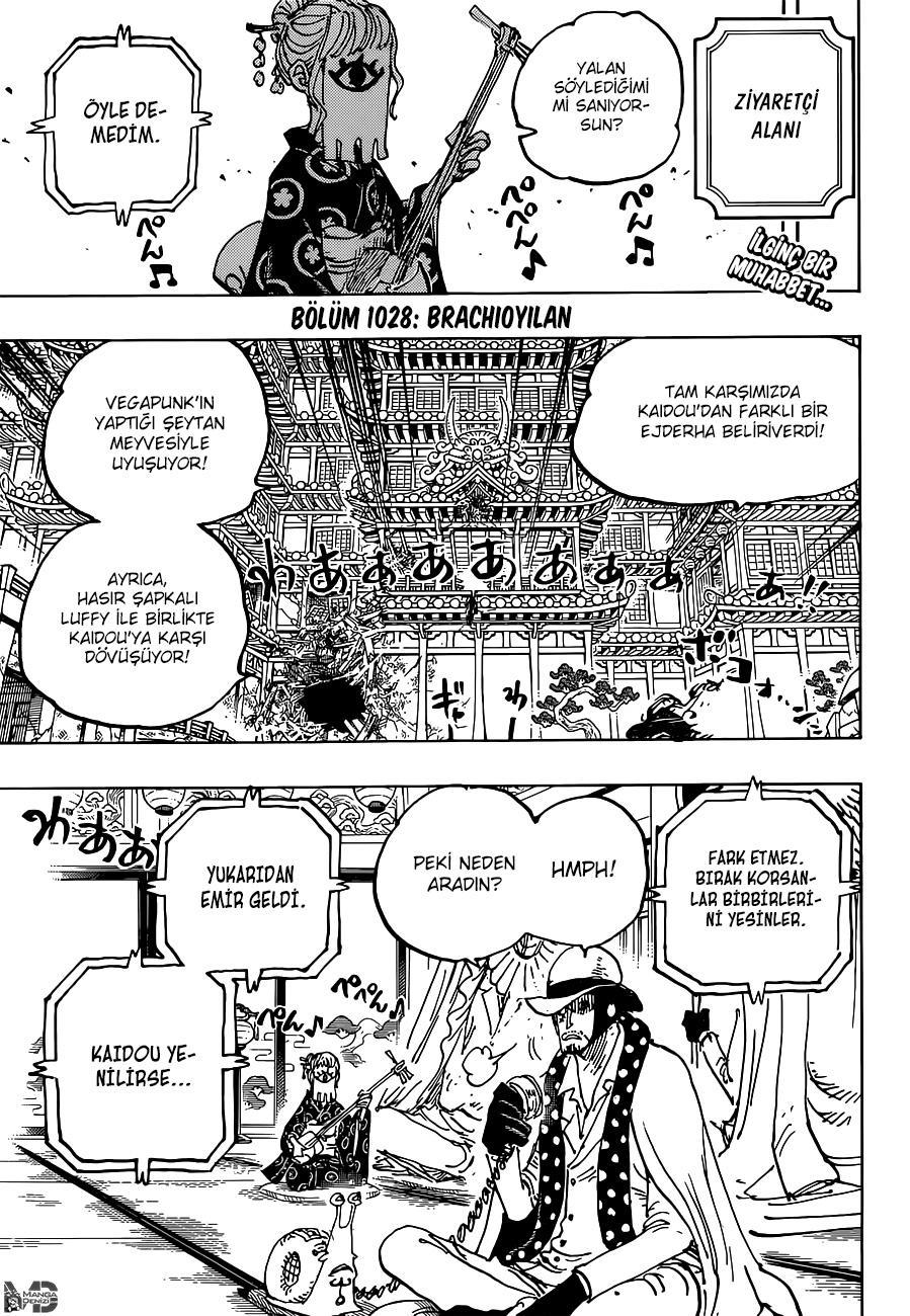 One Piece mangasının 1028 bölümünün 3. sayfasını okuyorsunuz.
