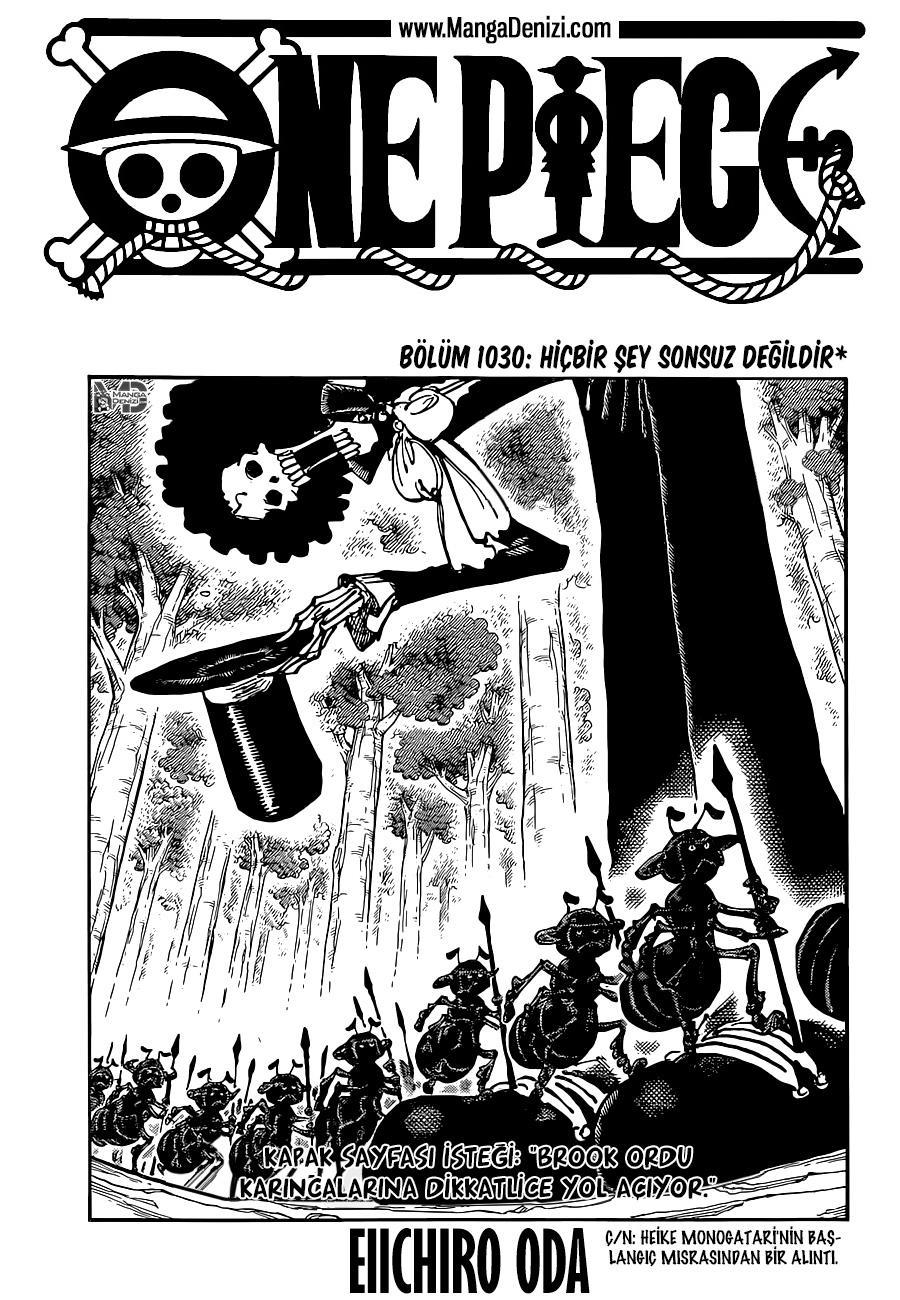 One Piece mangasının 1030 bölümünün 2. sayfasını okuyorsunuz.