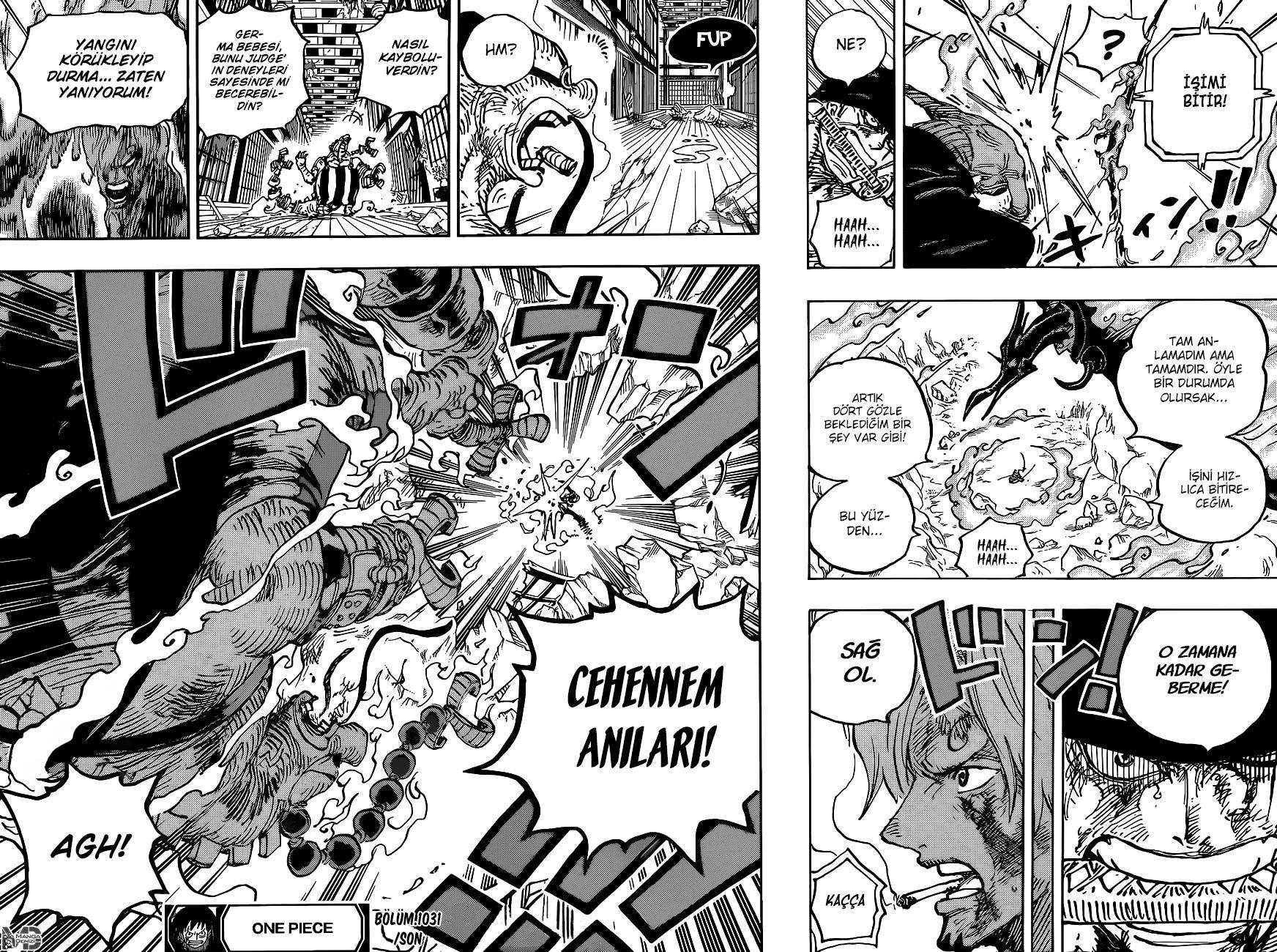 One Piece mangasının 1031 bölümünün 17. sayfasını okuyorsunuz.