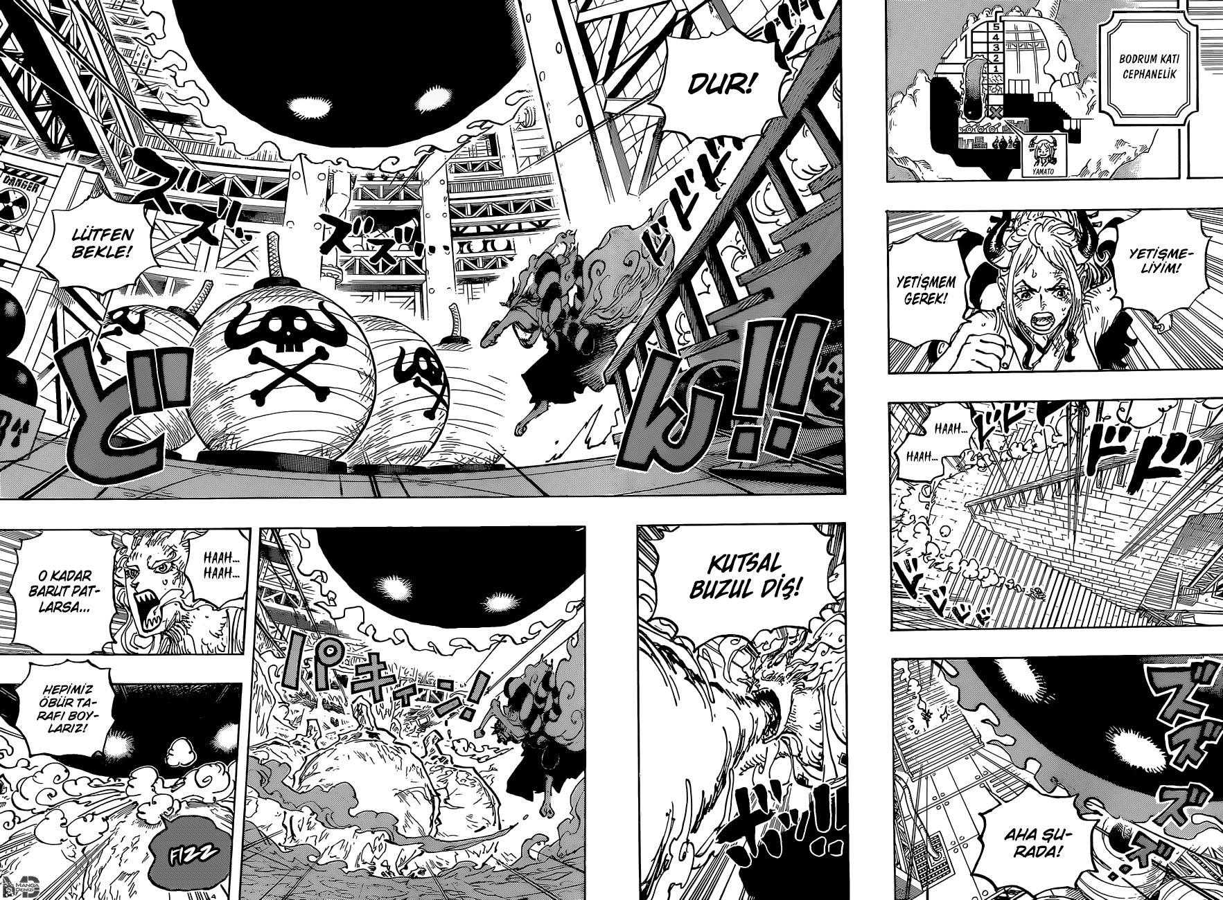 One Piece mangasının 1038 bölümünün 9. sayfasını okuyorsunuz.