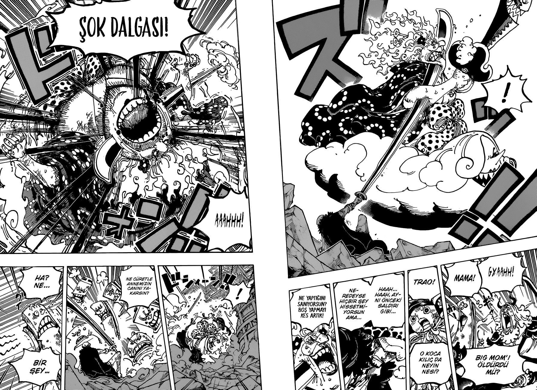 One Piece mangasının 1038 bölümünün 14. sayfasını okuyorsunuz.