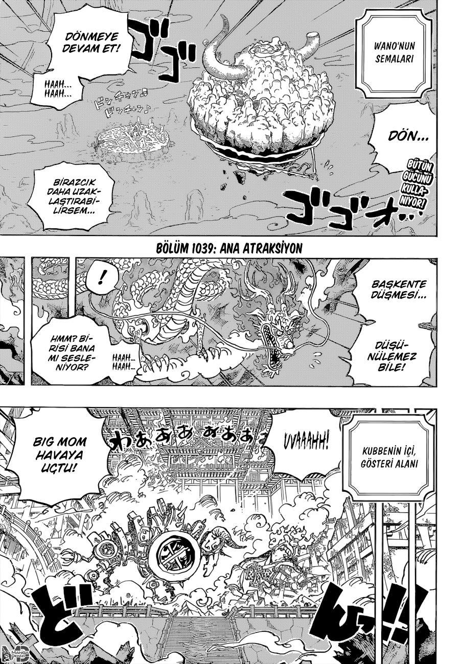 One Piece mangasının 1039 bölümünün 3. sayfasını okuyorsunuz.