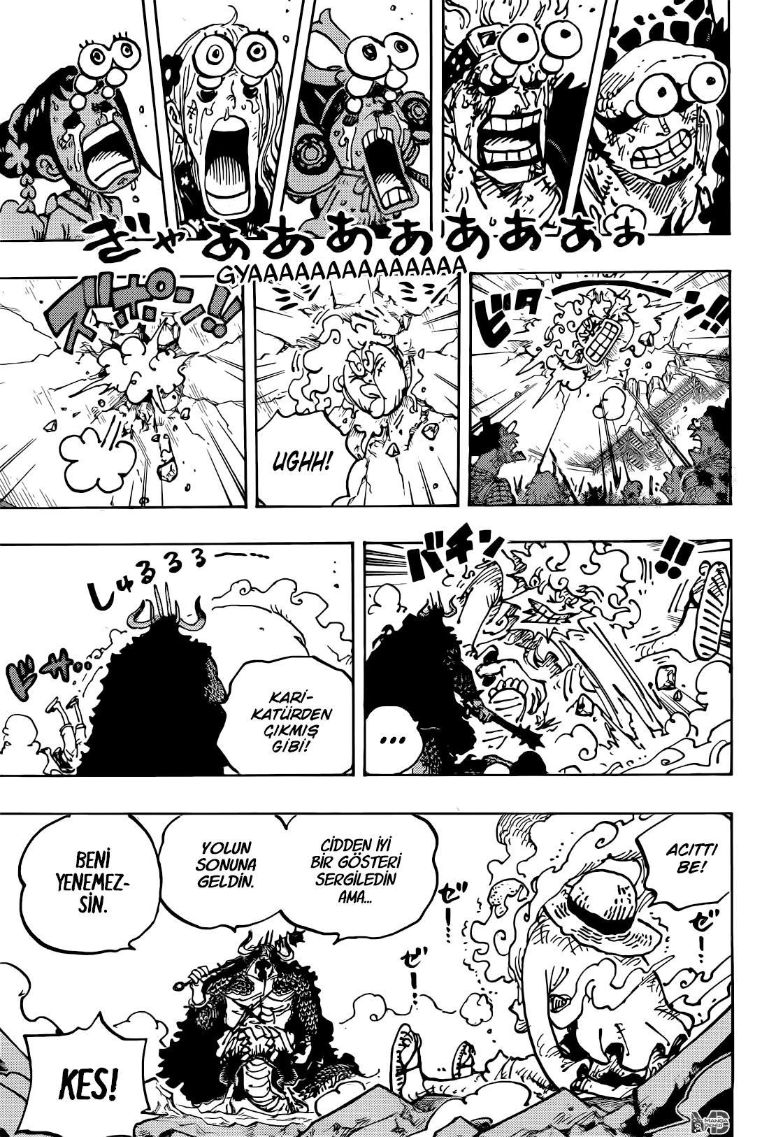 One Piece mangasının 1045 bölümünün 11. sayfasını okuyorsunuz.