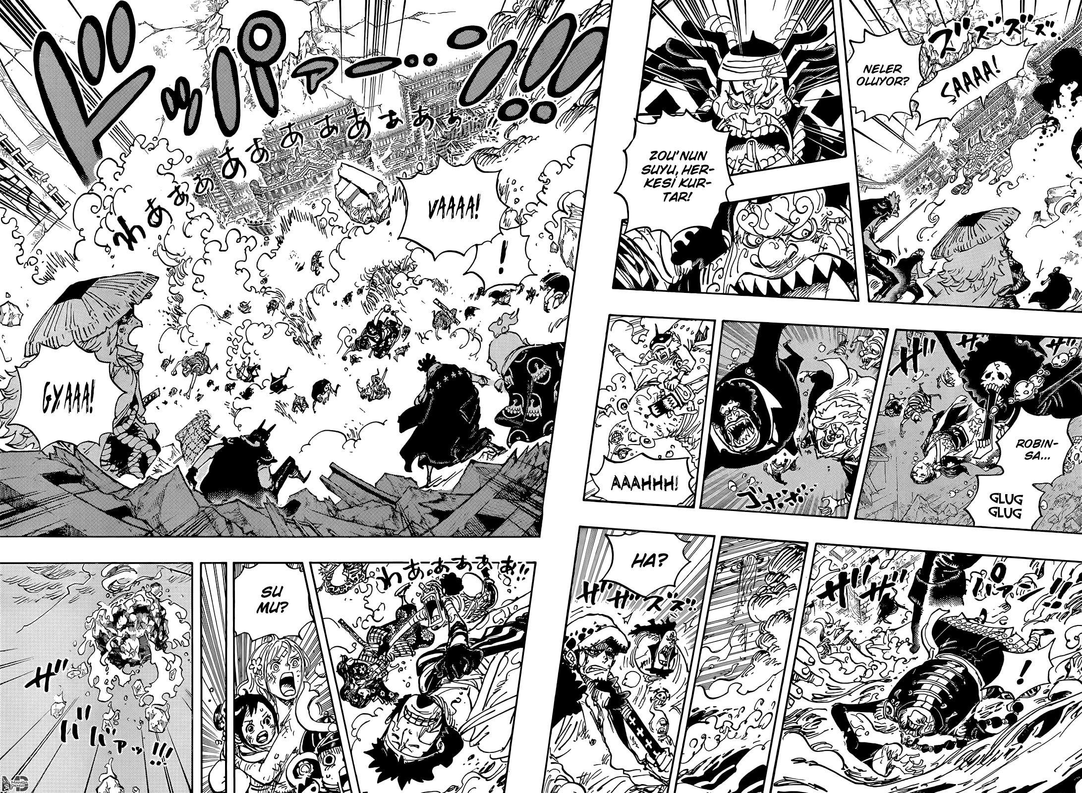 One Piece mangasının 1049 bölümünün 9. sayfasını okuyorsunuz.