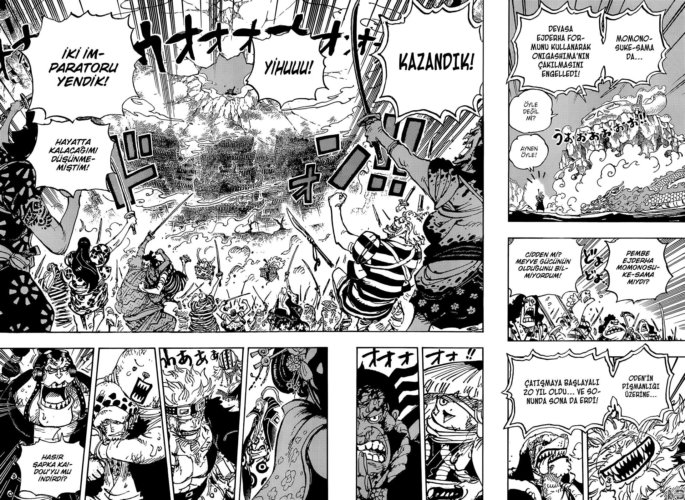 One Piece - Bölüm 1034 Sanji, Queen'e Karşı Oku