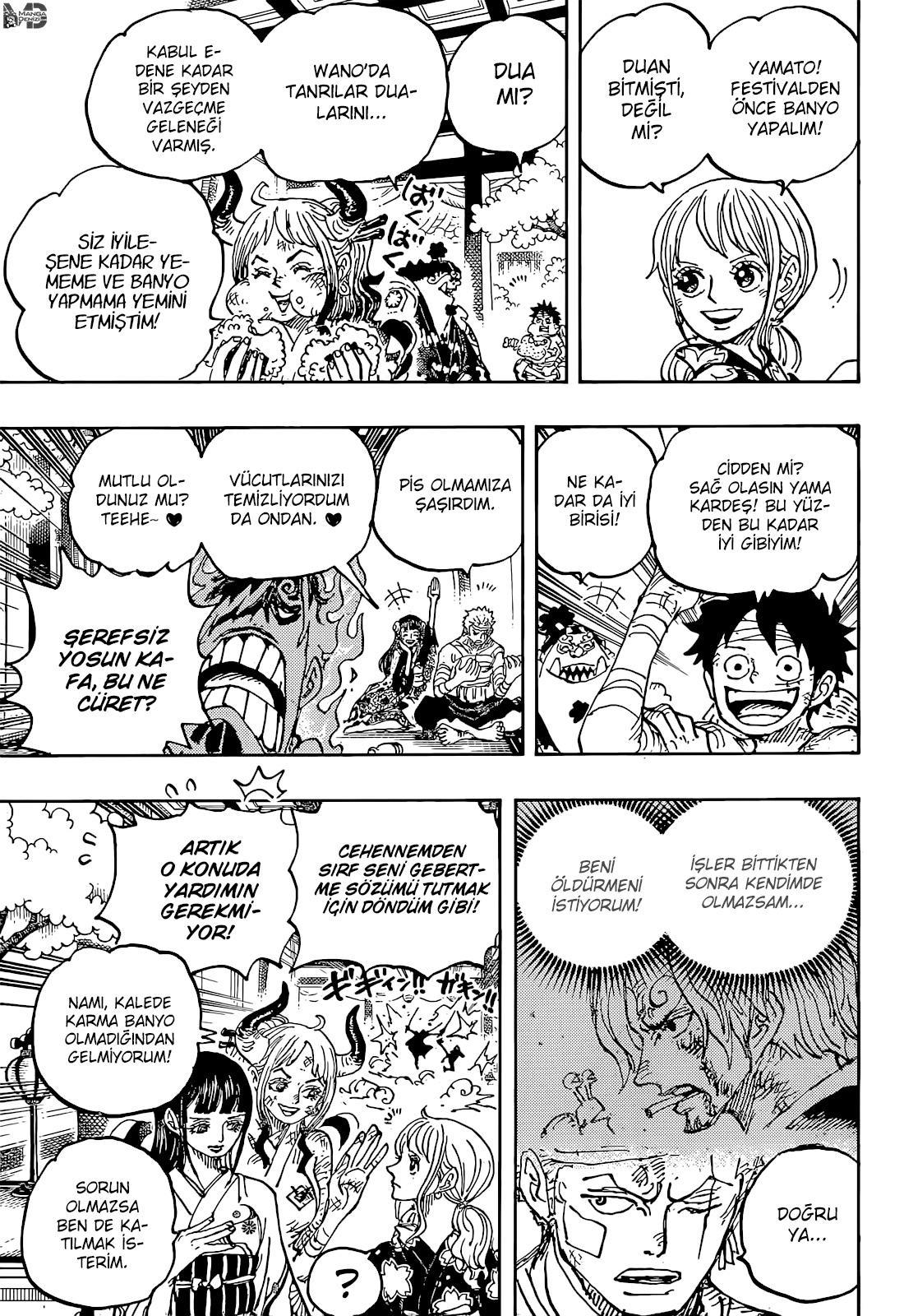 One Piece mangasının 1052 bölümünün 13. sayfasını okuyorsunuz.