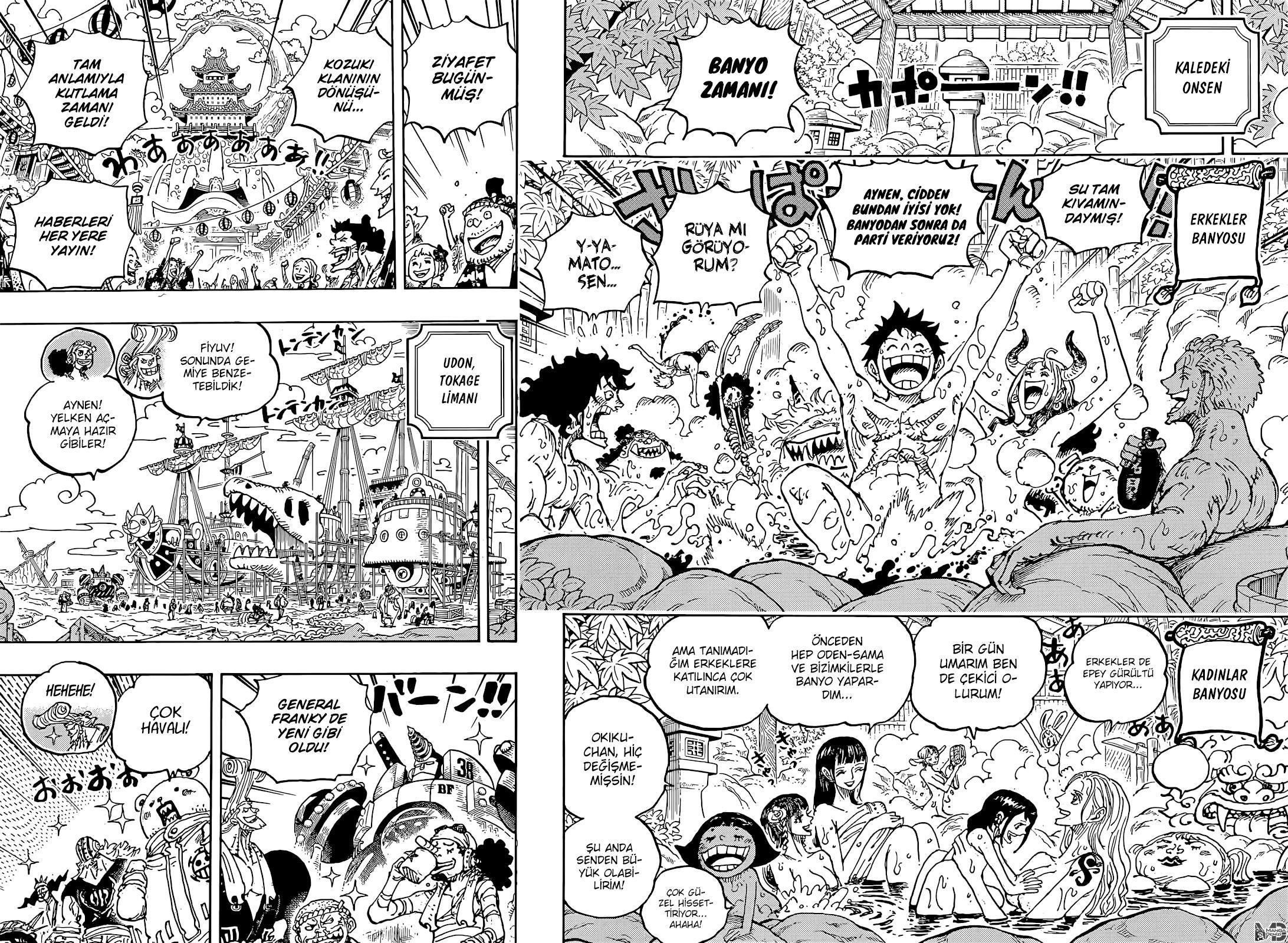 One Piece mangasının 1052 bölümünün 14. sayfasını okuyorsunuz.