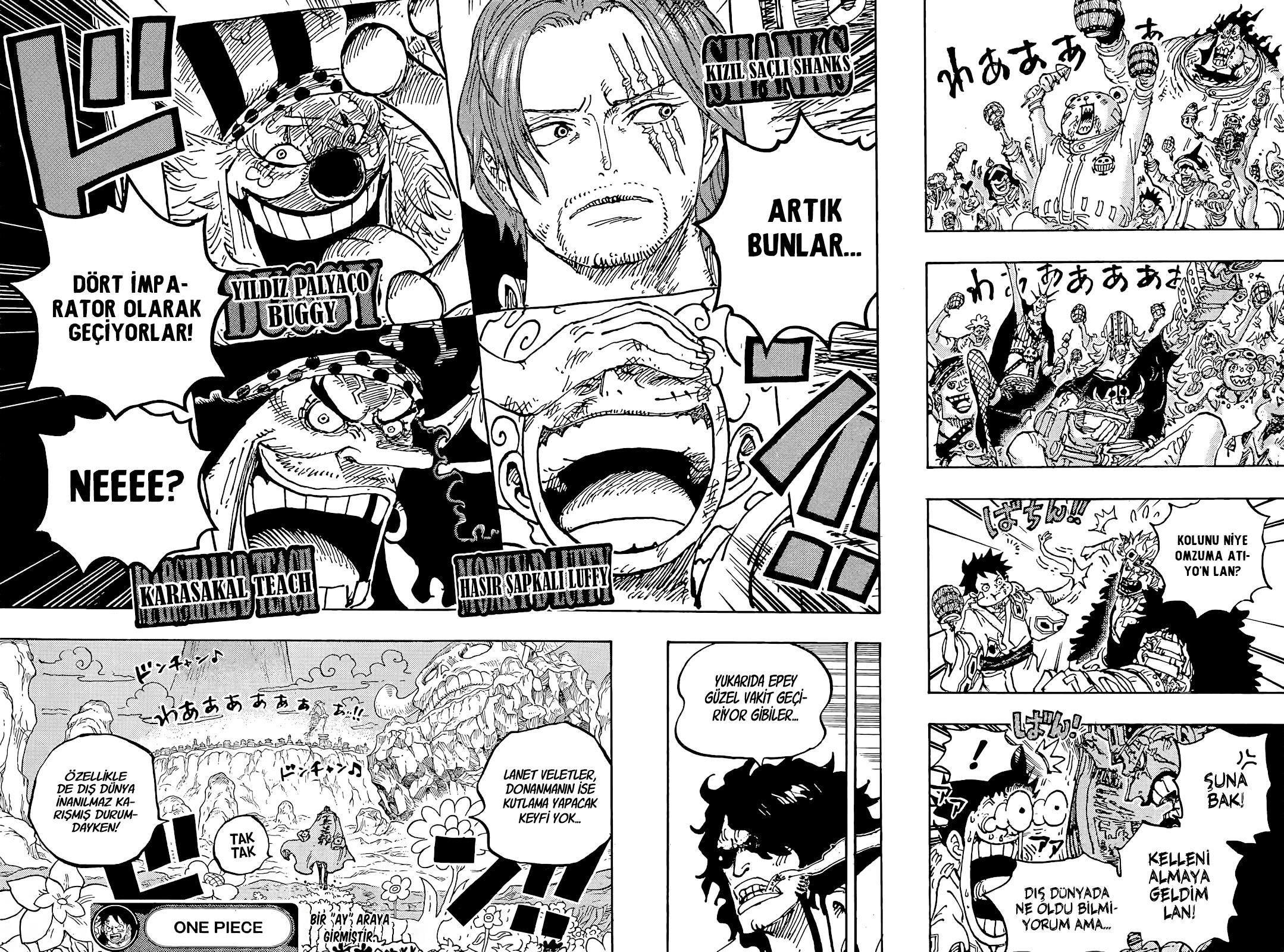 One Piece mangasının 1053 bölümünün 14. sayfasını okuyorsunuz.