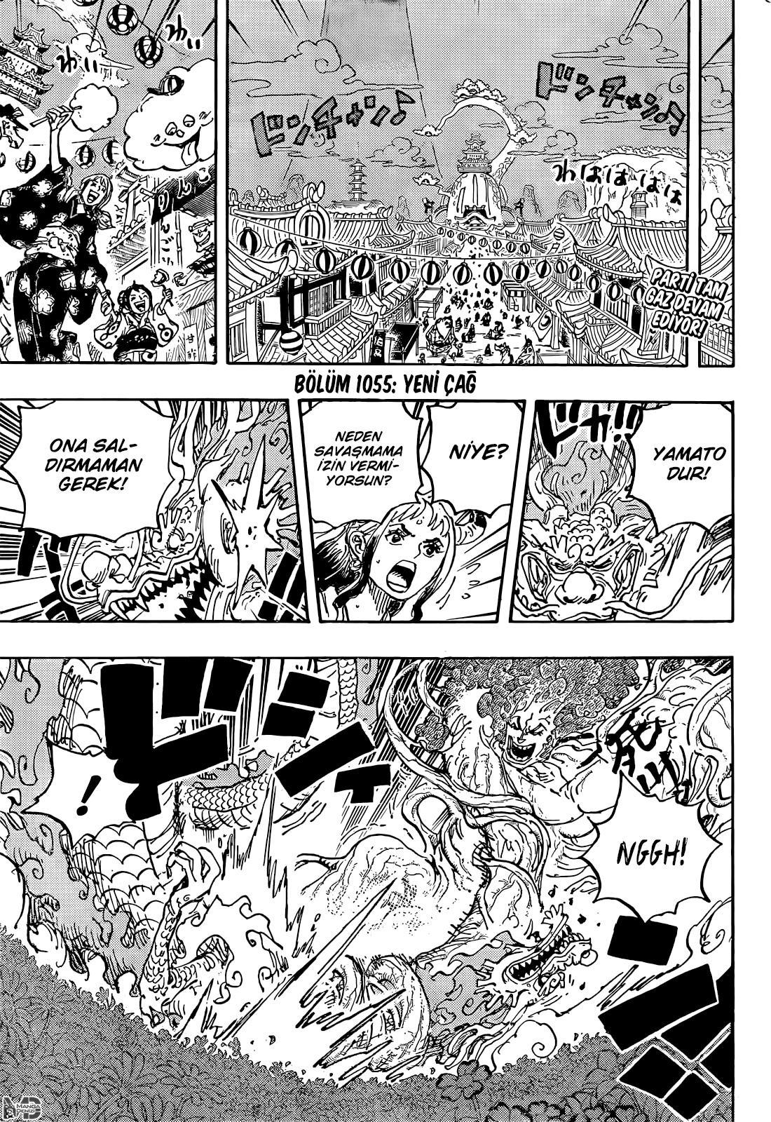 One Piece mangasının 1055 bölümünün 3. sayfasını okuyorsunuz.