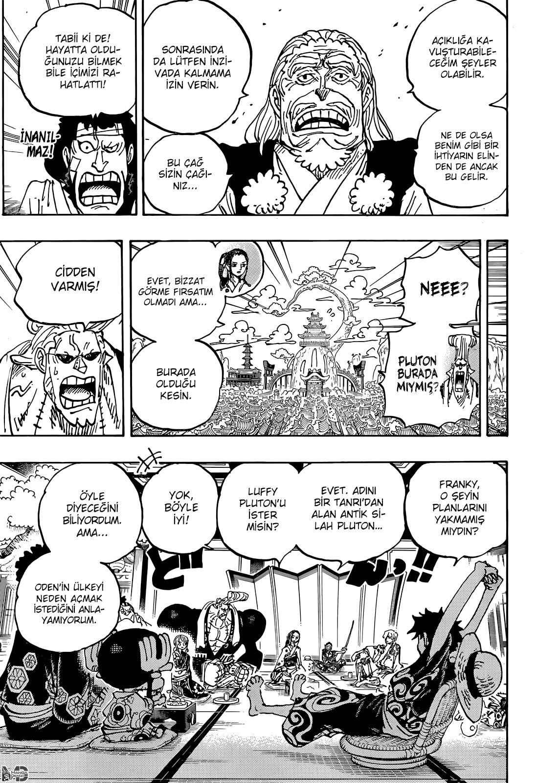 One Piece mangasının 1056 bölümünün 9. sayfasını okuyorsunuz.