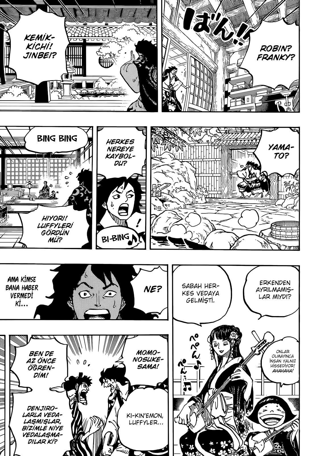 One Piece mangasının 1056 bölümünün 13. sayfasını okuyorsunuz.