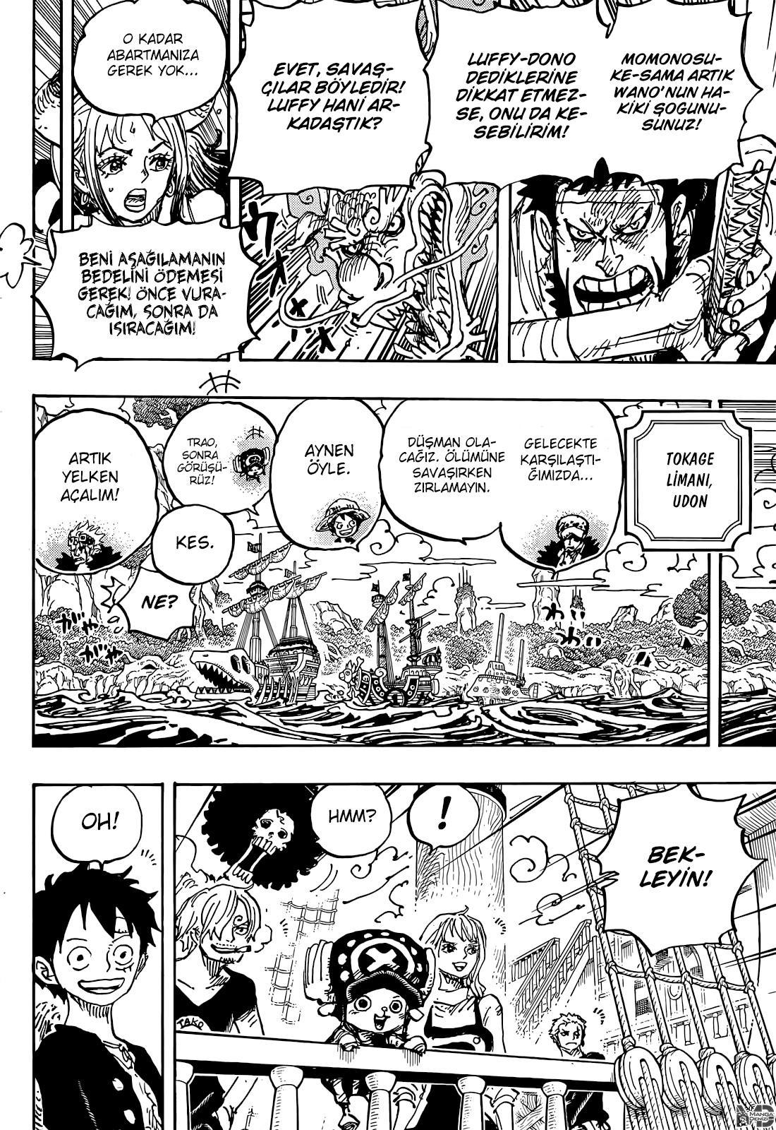 One Piece mangasının 1057 bölümünün 8. sayfasını okuyorsunuz.