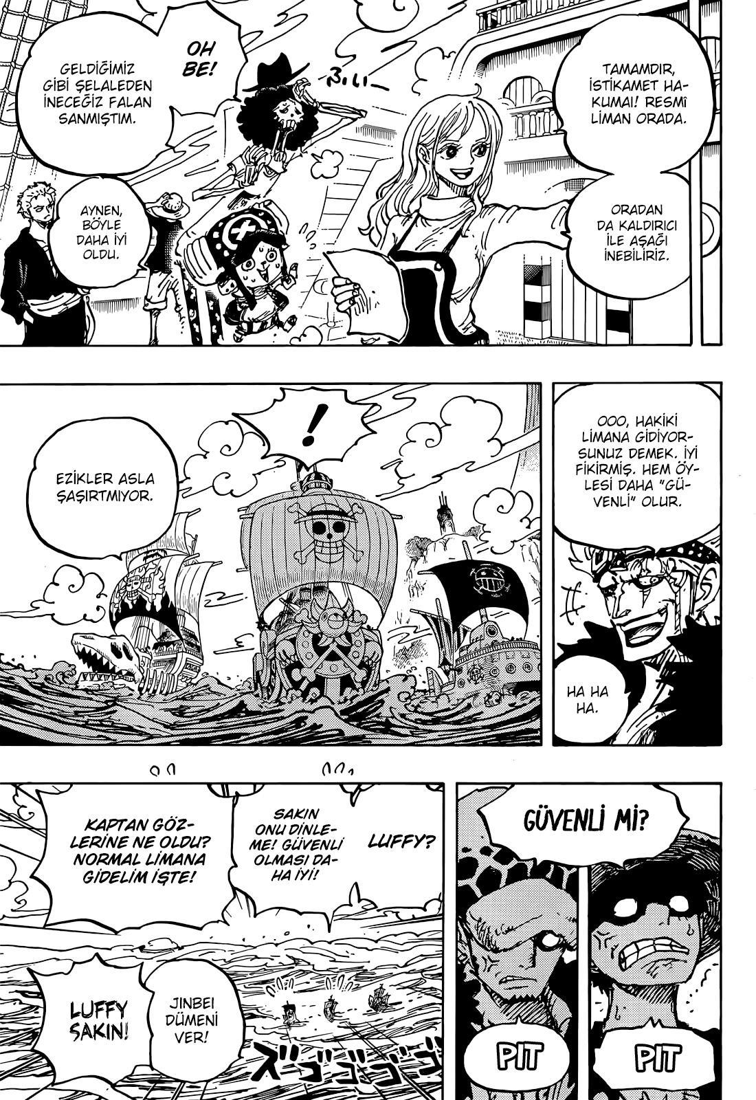 One Piece mangasının 1057 bölümünün 13. sayfasını okuyorsunuz.