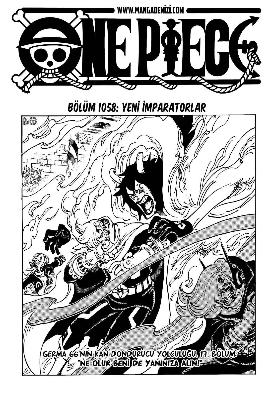 One Piece mangasının 1058 bölümünün 2. sayfasını okuyorsunuz.