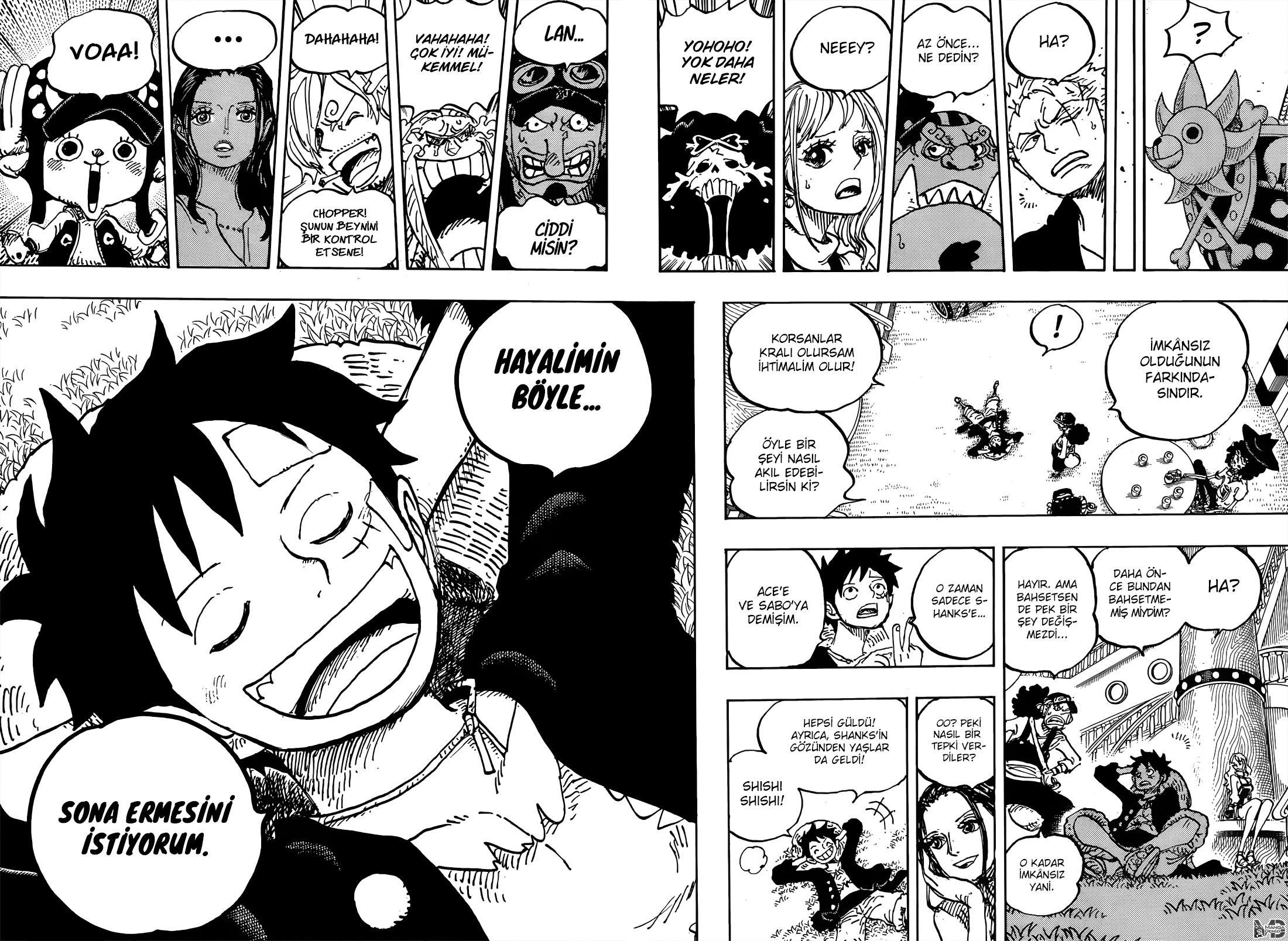 One Piece mangasının 1060 bölümünün 8. sayfasını okuyorsunuz.