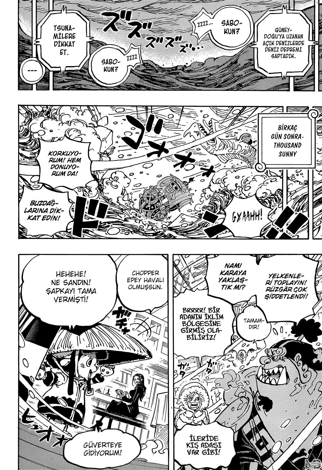 One Piece mangasının 1060 bölümünün 14. sayfasını okuyorsunuz.