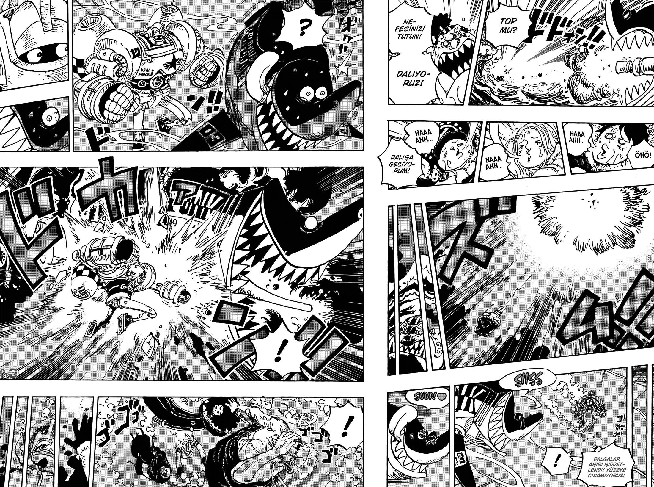 One Piece mangasının 1061 bölümünün 8. sayfasını okuyorsunuz.