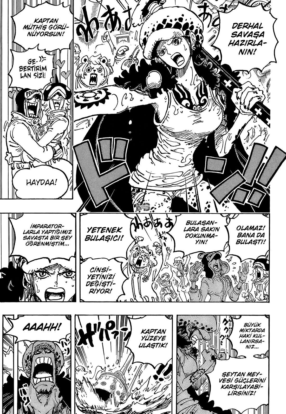 One Piece mangasının 1063 bölümünün 11. sayfasını okuyorsunuz.