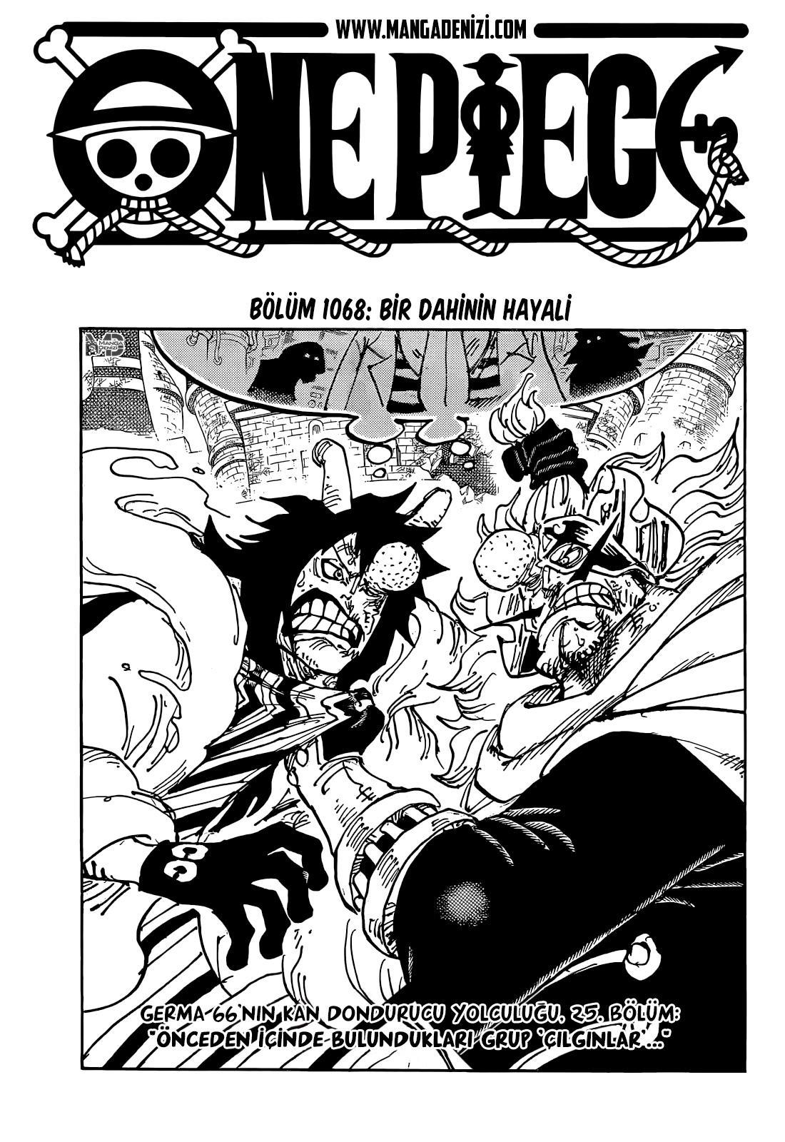 One Piece mangasının 1068 bölümünün 2. sayfasını okuyorsunuz.