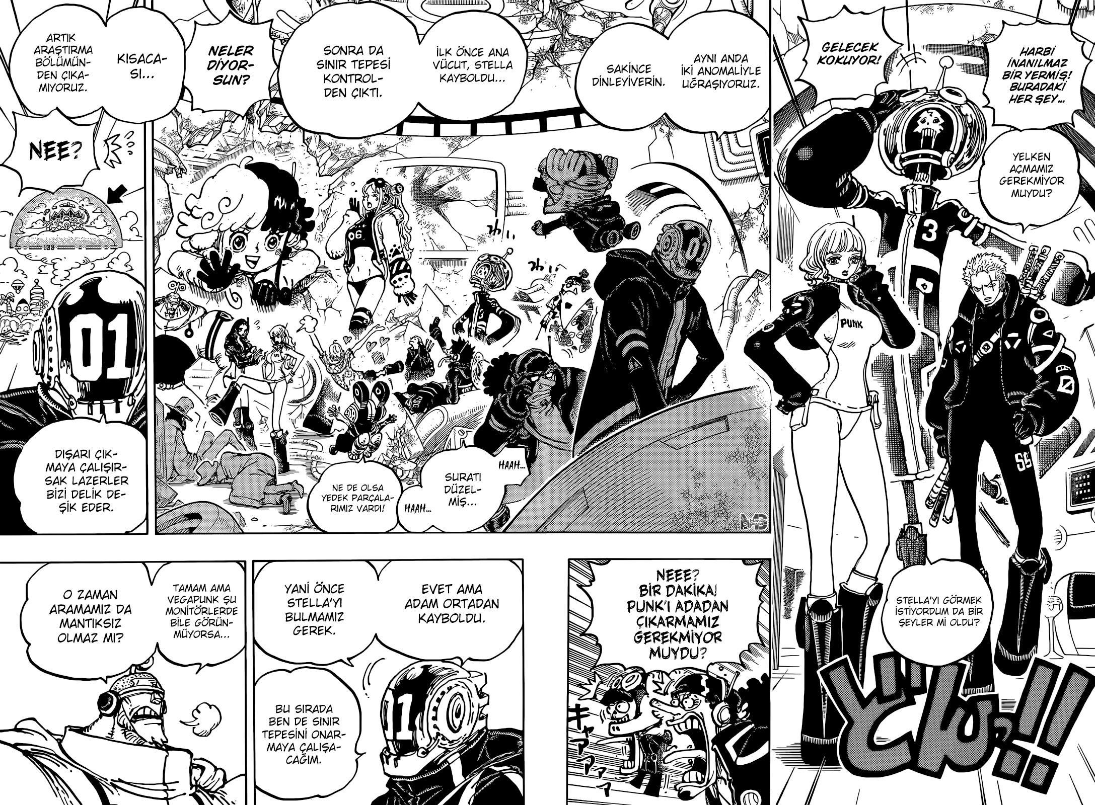 One Piece mangasının 1074 bölümünün 9. sayfasını okuyorsunuz.