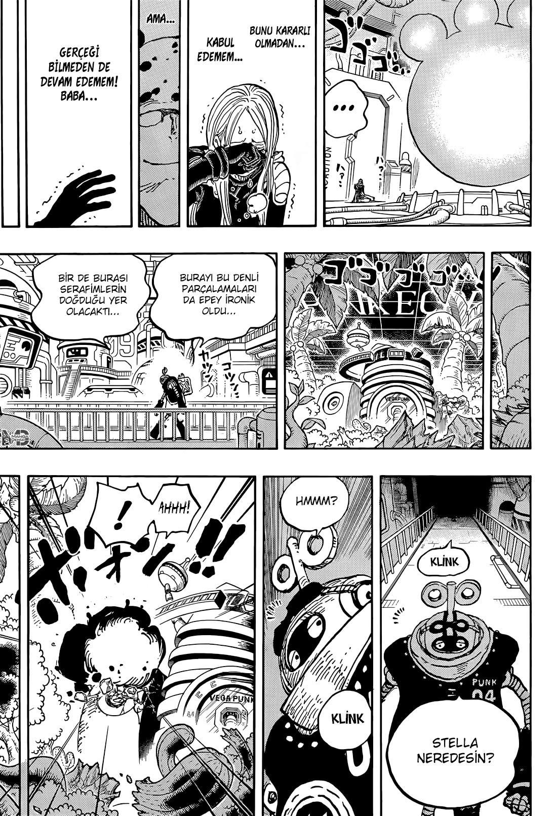 One Piece mangasının 1074 bölümünün 15. sayfasını okuyorsunuz.