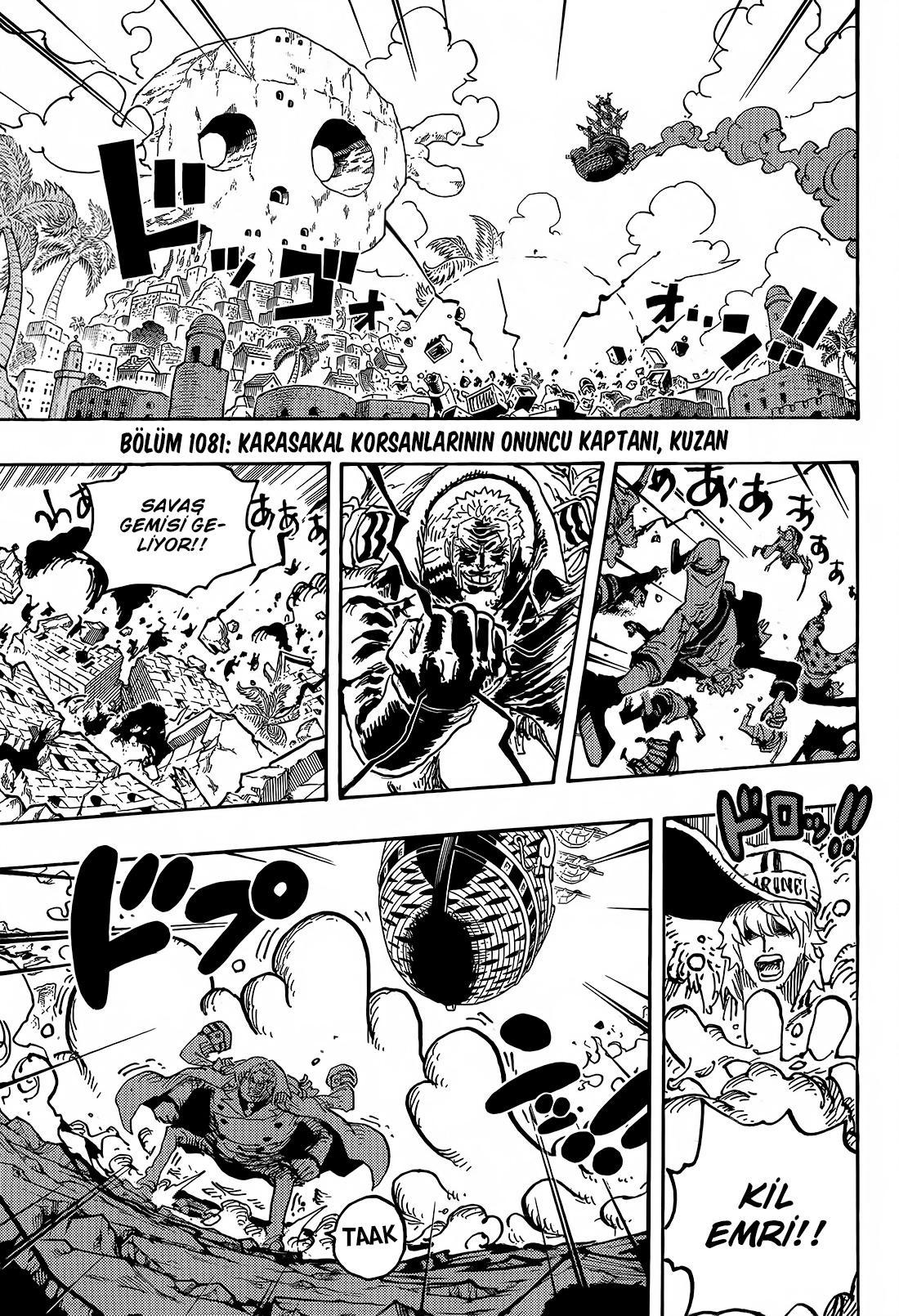 One Piece mangasının 1081 bölümünün 3. sayfasını okuyorsunuz.