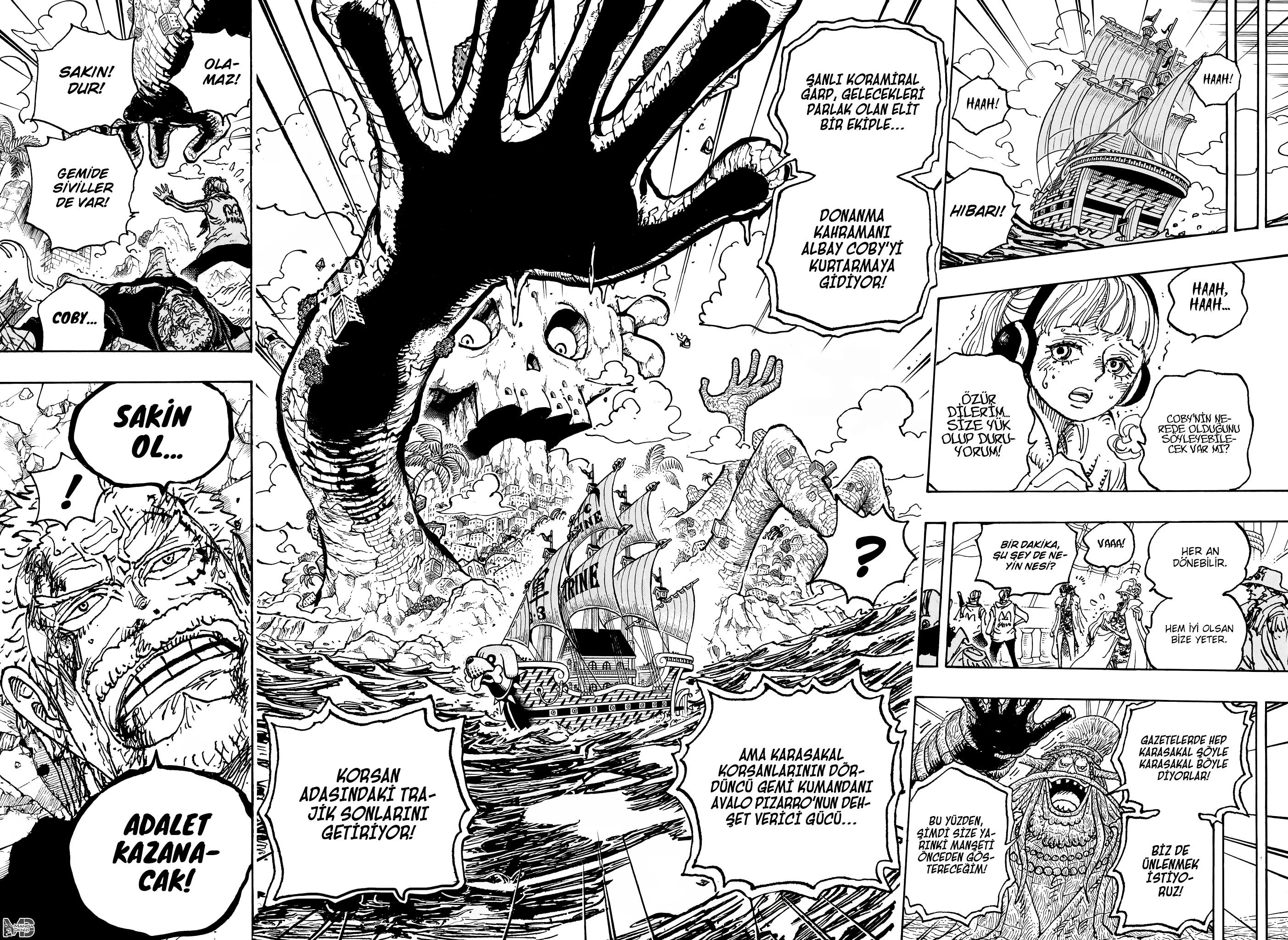 One Piece mangasının 1087 bölümünün 14. sayfasını okuyorsunuz.