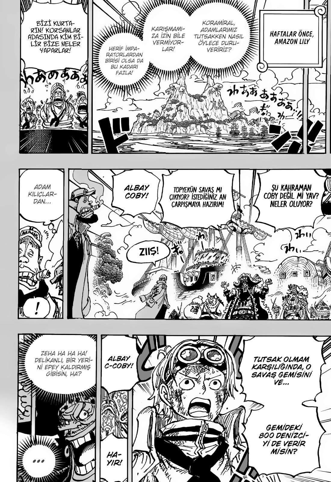 One Piece mangasının 1088 bölümünün 4. sayfasını okuyorsunuz.