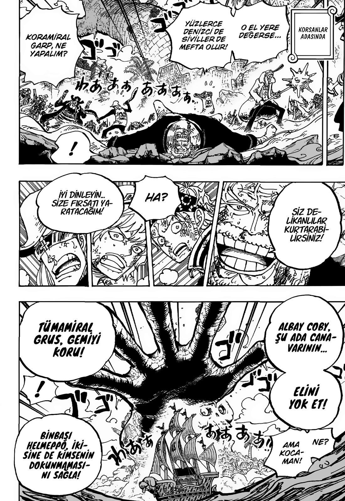 One Piece mangasının 1088 bölümünün 6. sayfasını okuyorsunuz.