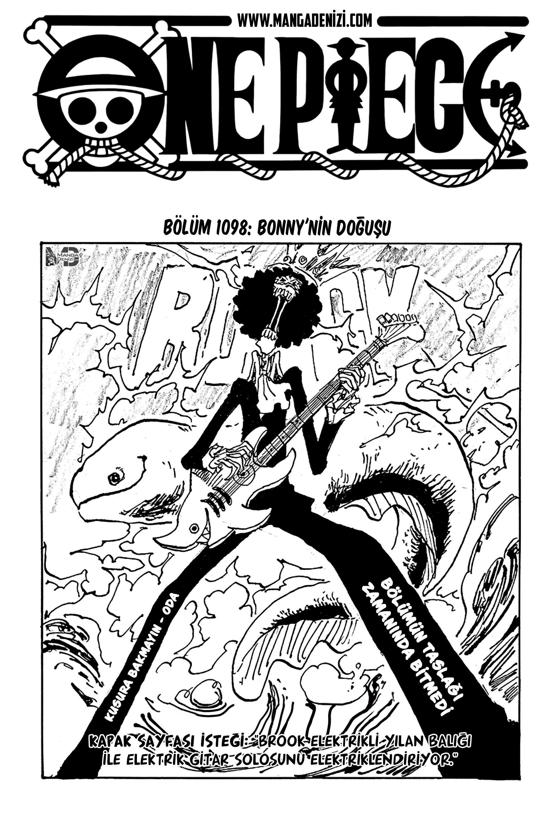 One Piece mangasının 1098 bölümünün 2. sayfasını okuyorsunuz.