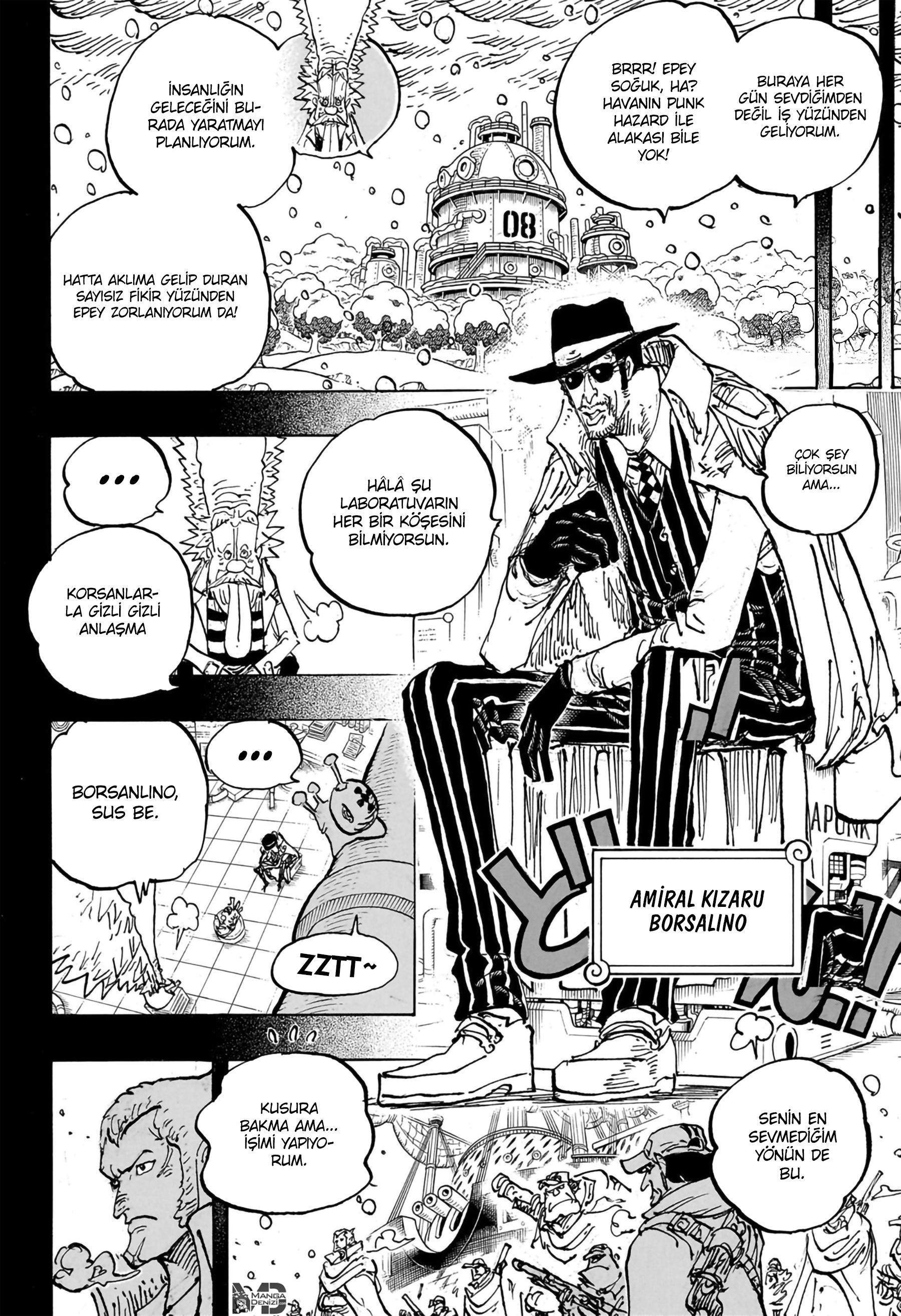 One Piece mangasının 1100 bölümünün 3. sayfasını okuyorsunuz.