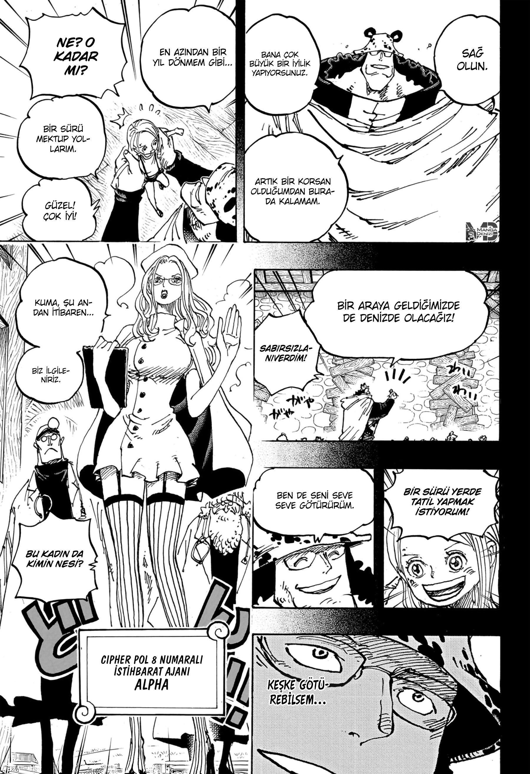 One Piece mangasının 1100 bölümünün 14. sayfasını okuyorsunuz.