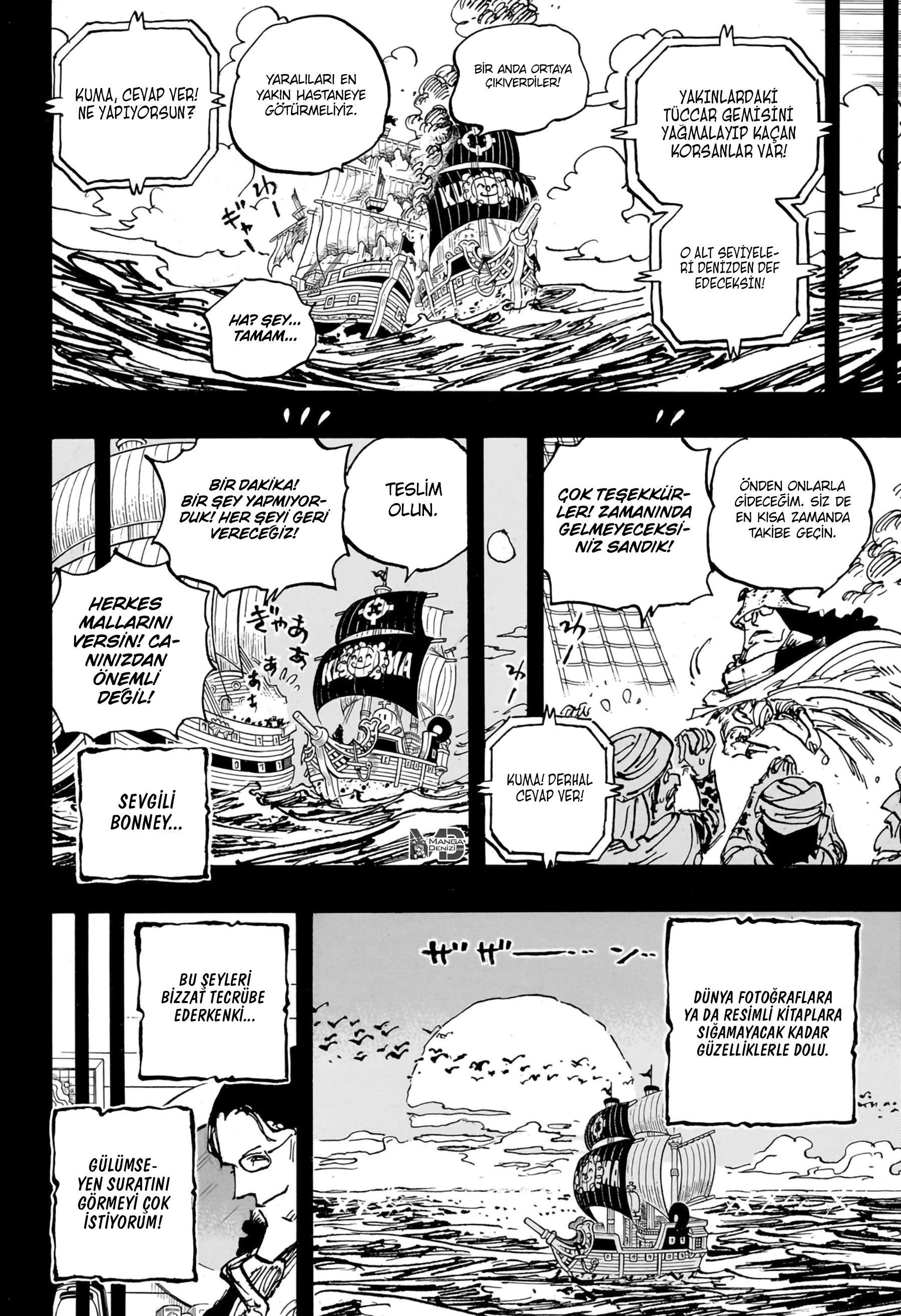 One Piece mangasının 1101 bölümünün 6. sayfasını okuyorsunuz.