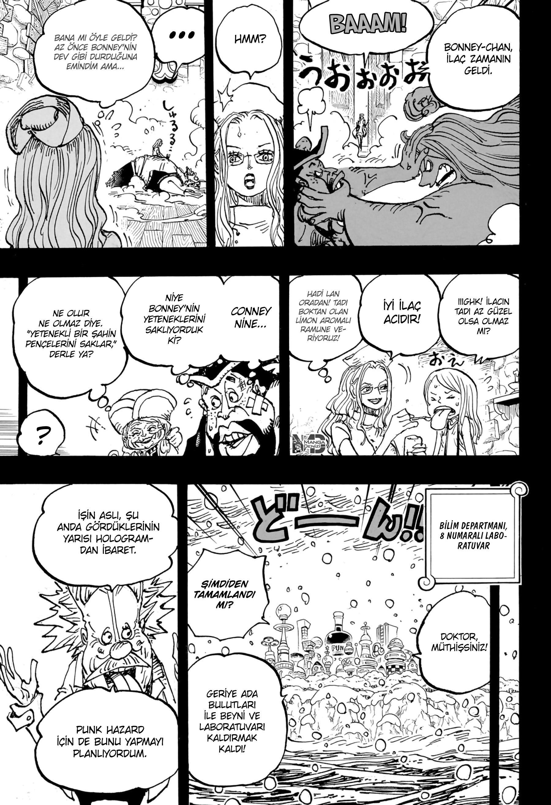 One Piece mangasının 1101 bölümünün 9. sayfasını okuyorsunuz.