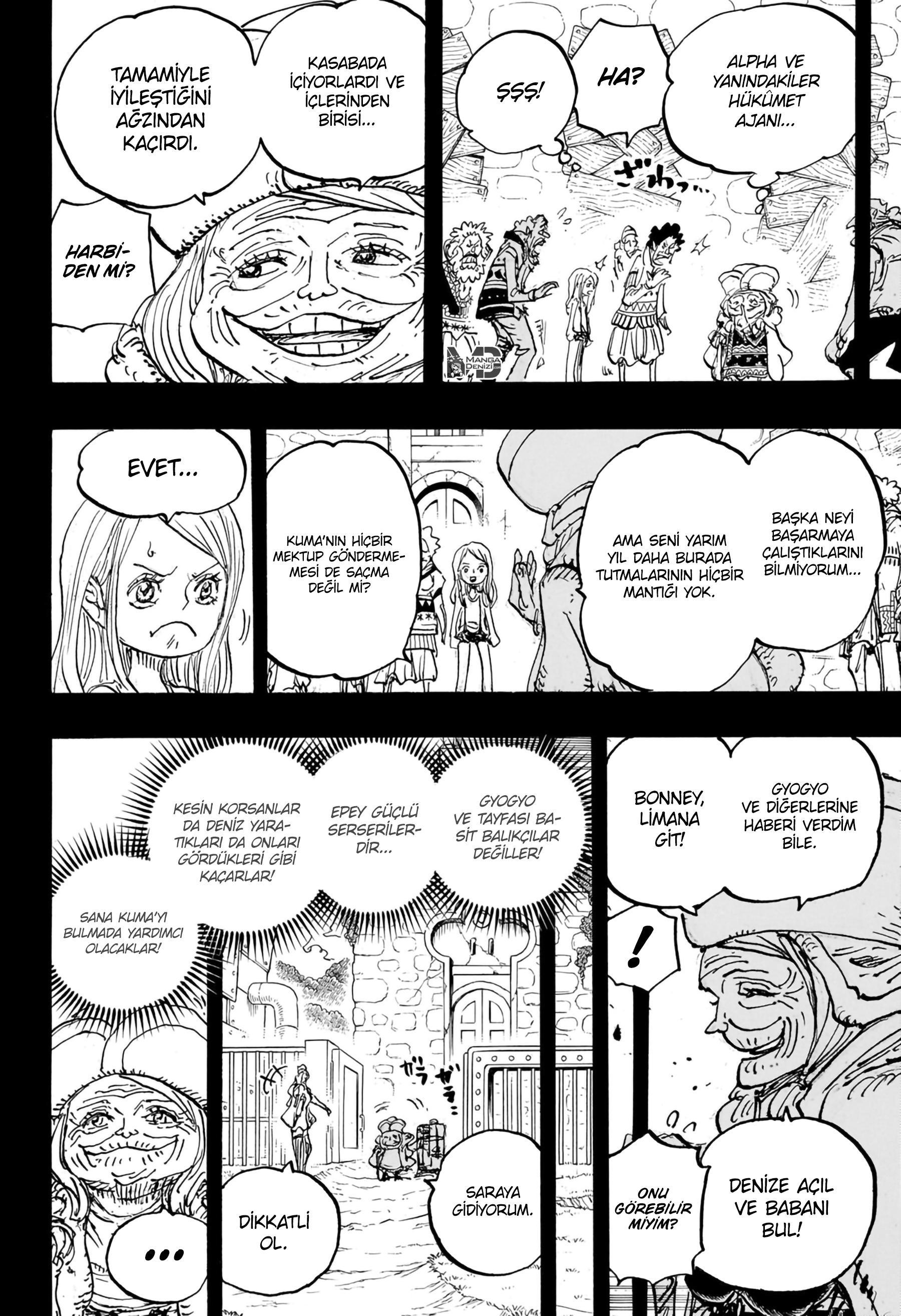 One Piece mangasının 1101 bölümünün 14. sayfasını okuyorsunuz.