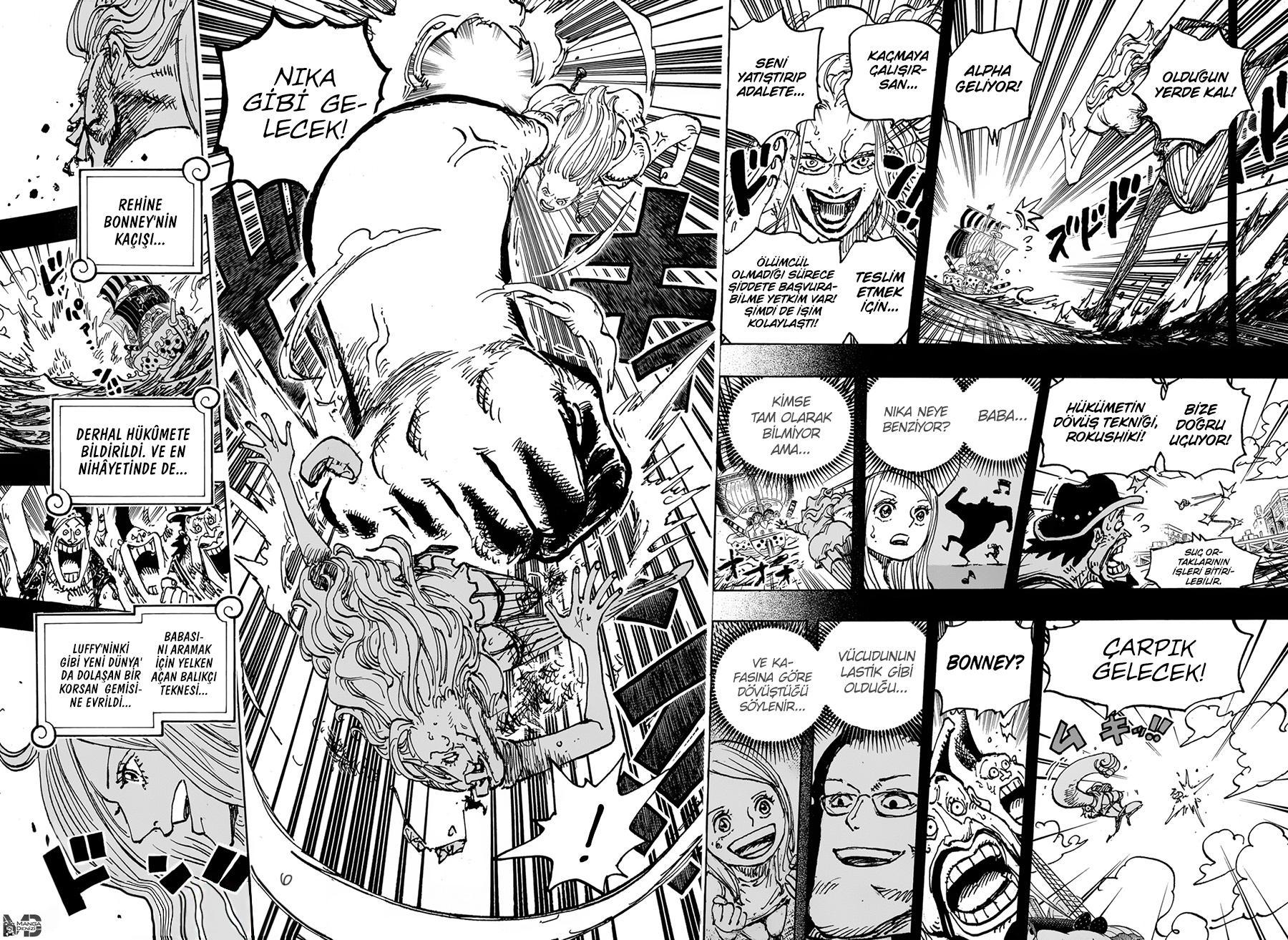 One Piece mangasının 1101 bölümünün 16. sayfasını okuyorsunuz.