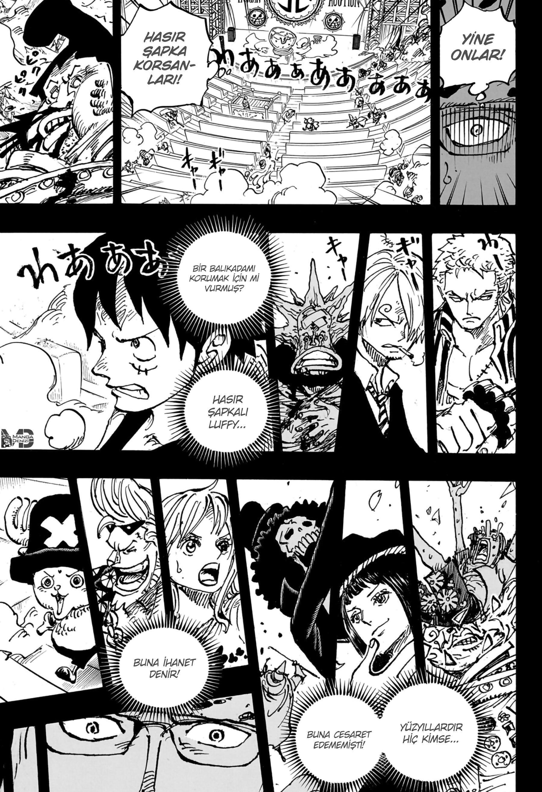 One Piece mangasının 1102 bölümünün 10. sayfasını okuyorsunuz.