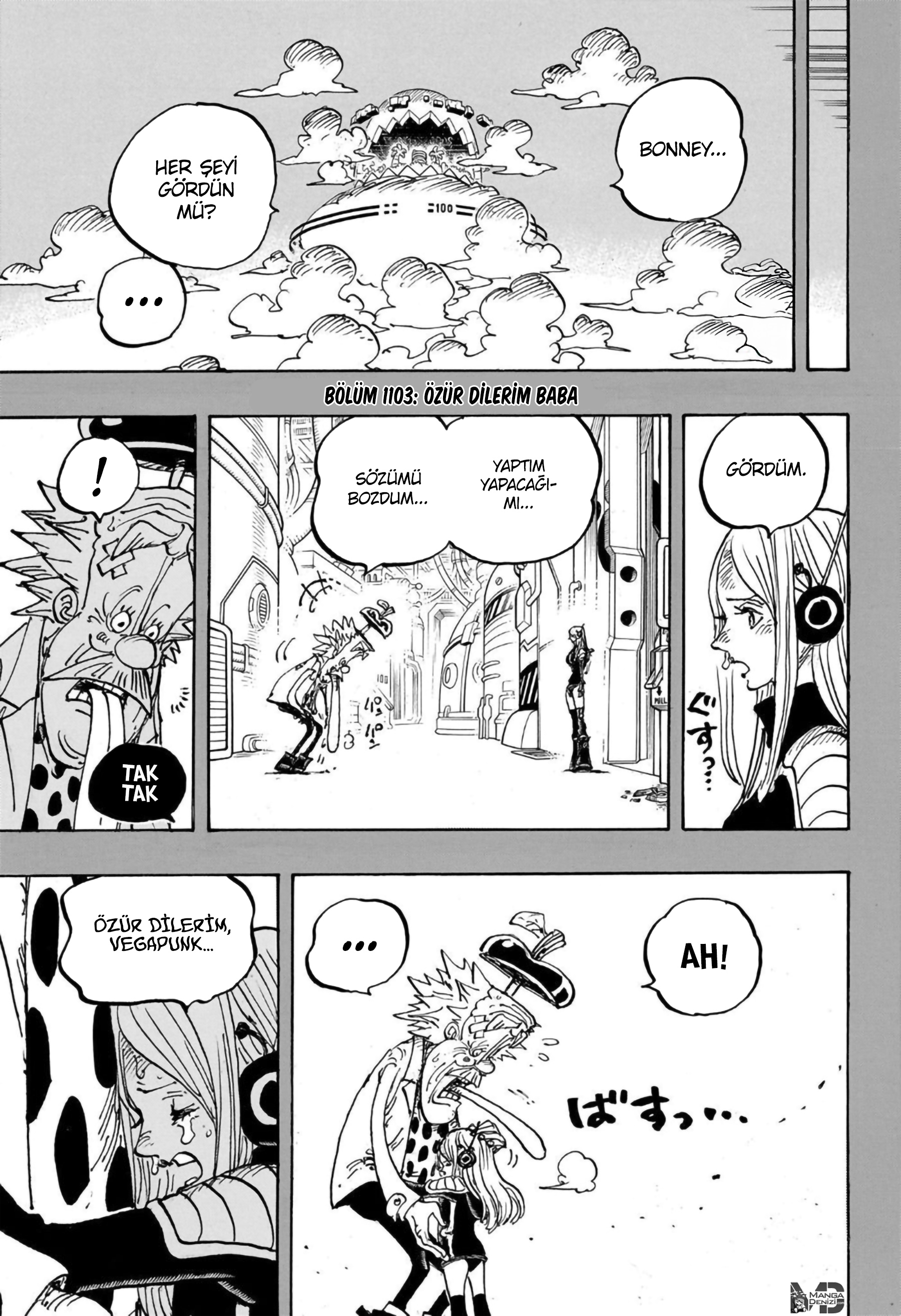 One Piece mangasının 1103 bölümünün 3. sayfasını okuyorsunuz.