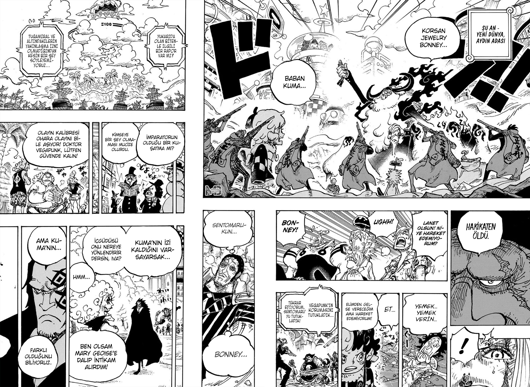 One Piece mangasının 1103 bölümünün 6. sayfasını okuyorsunuz.