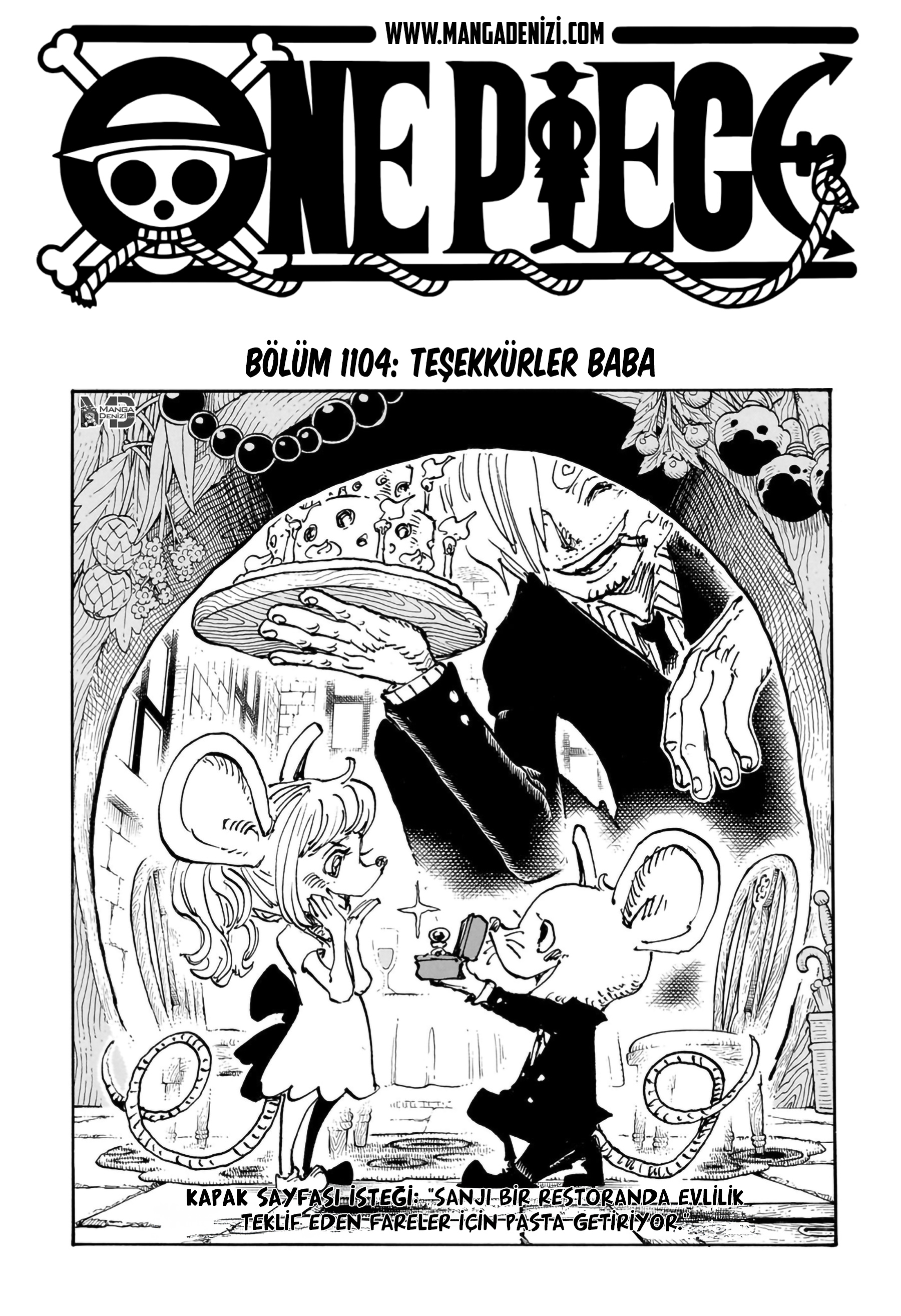 One Piece mangasının 1104 bölümünün 2. sayfasını okuyorsunuz.