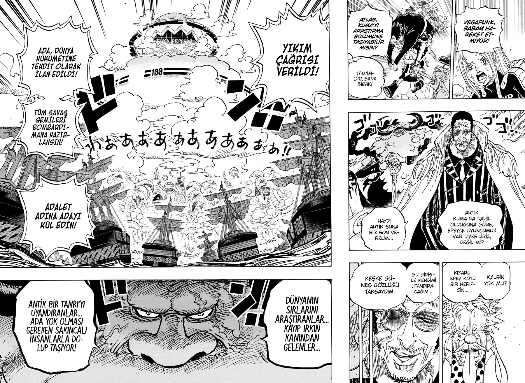 One Piece mangasının 1104 bölümünün 14. sayfasını okuyorsunuz.