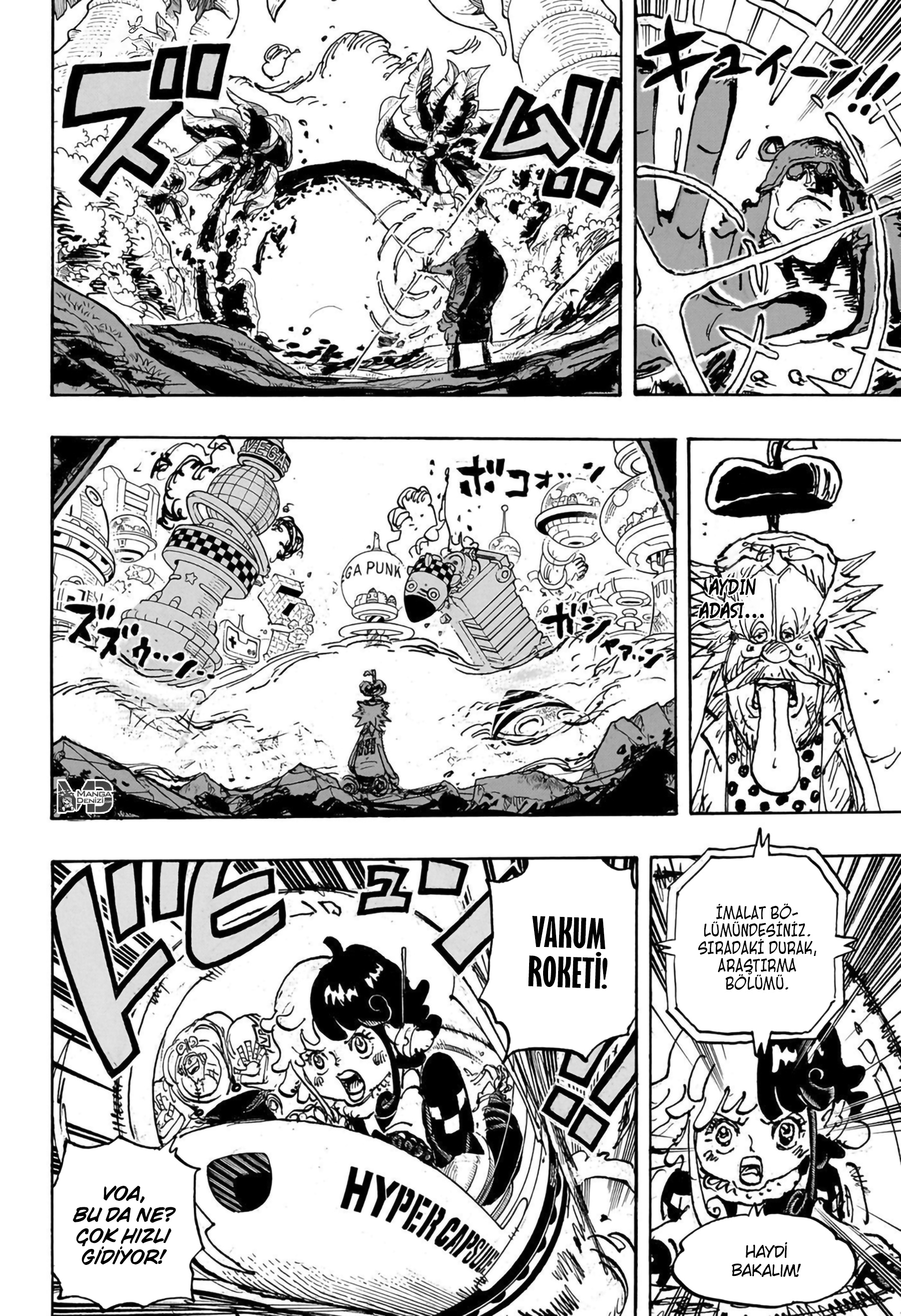 One Piece mangasının 1105 bölümünün 9. sayfasını okuyorsunuz.