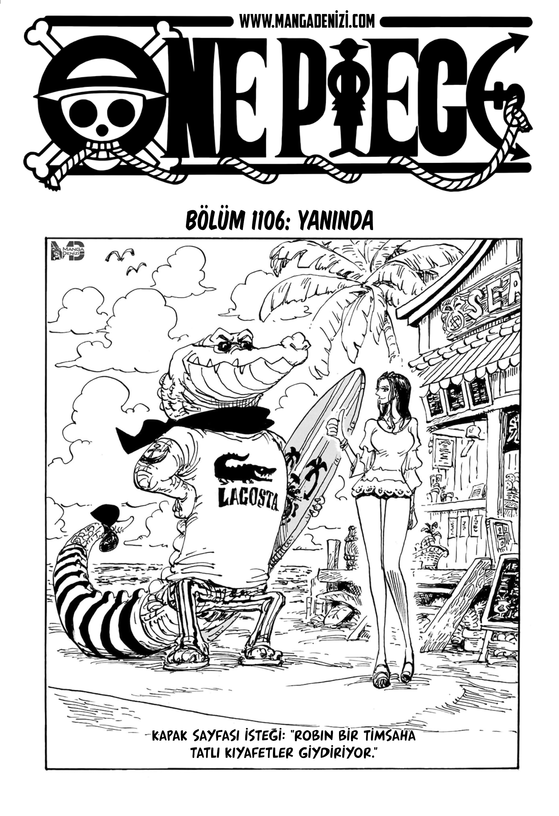 One Piece mangasının 1106 bölümünün 2. sayfasını okuyorsunuz.