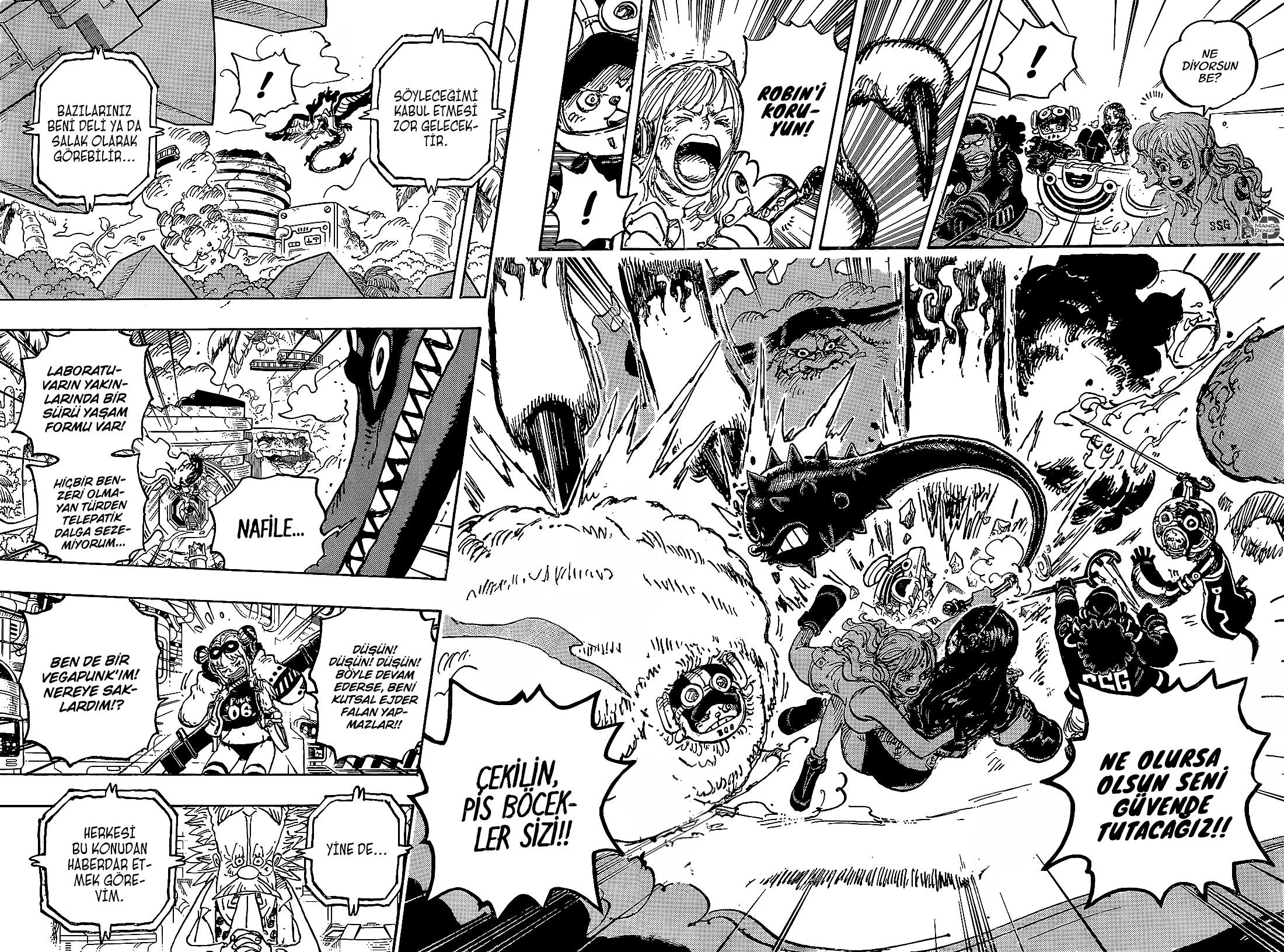 One Piece mangasının 1113 bölümünün 15. sayfasını okuyorsunuz.