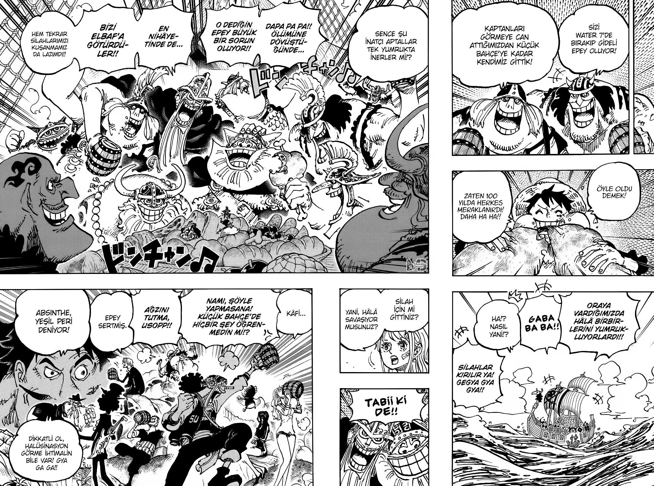 One Piece mangasının 1126 bölümünün 3. sayfasını okuyorsunuz.