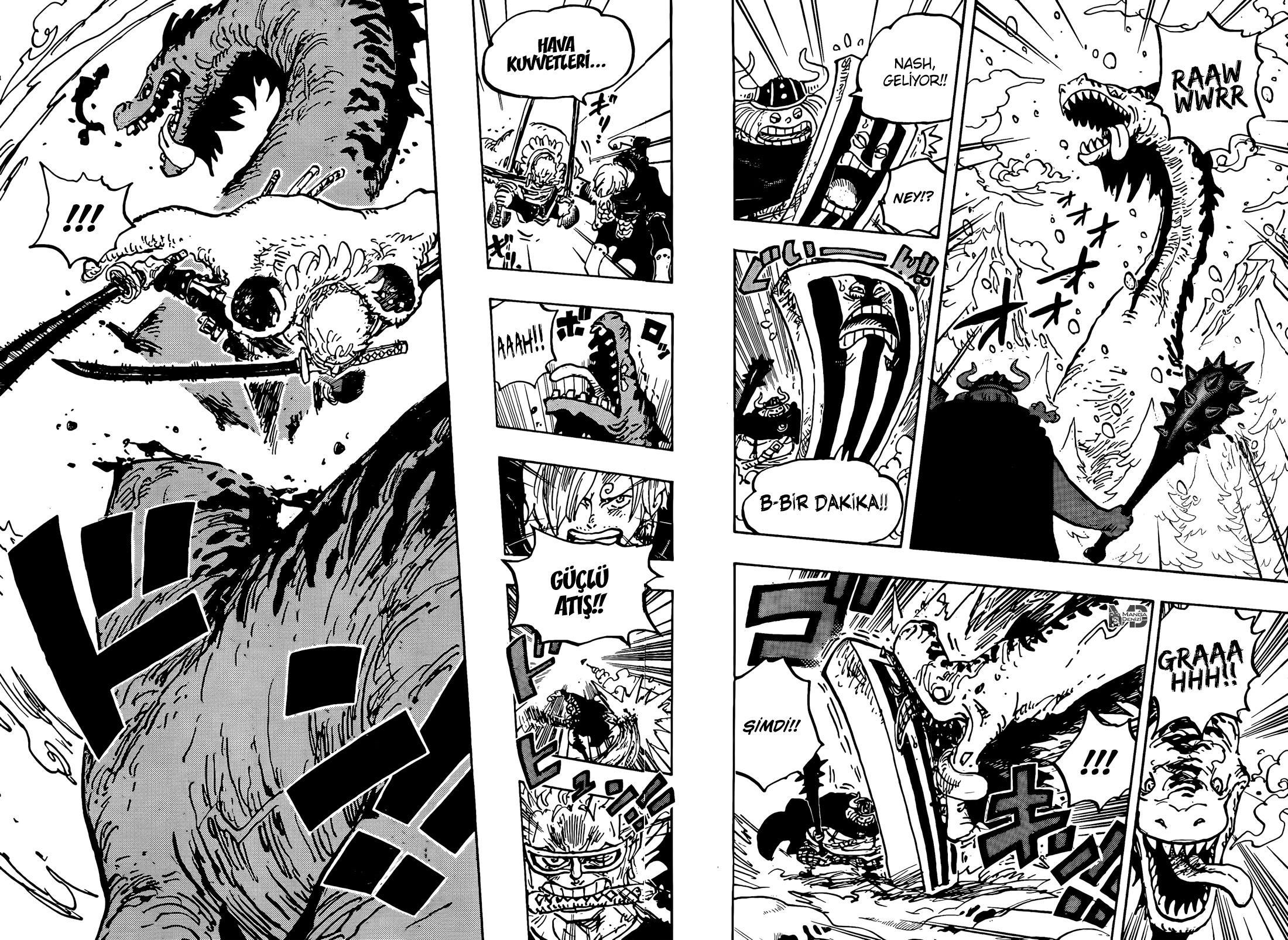 One Piece mangasının 1145 bölümünün 4. sayfasını okuyorsunuz.