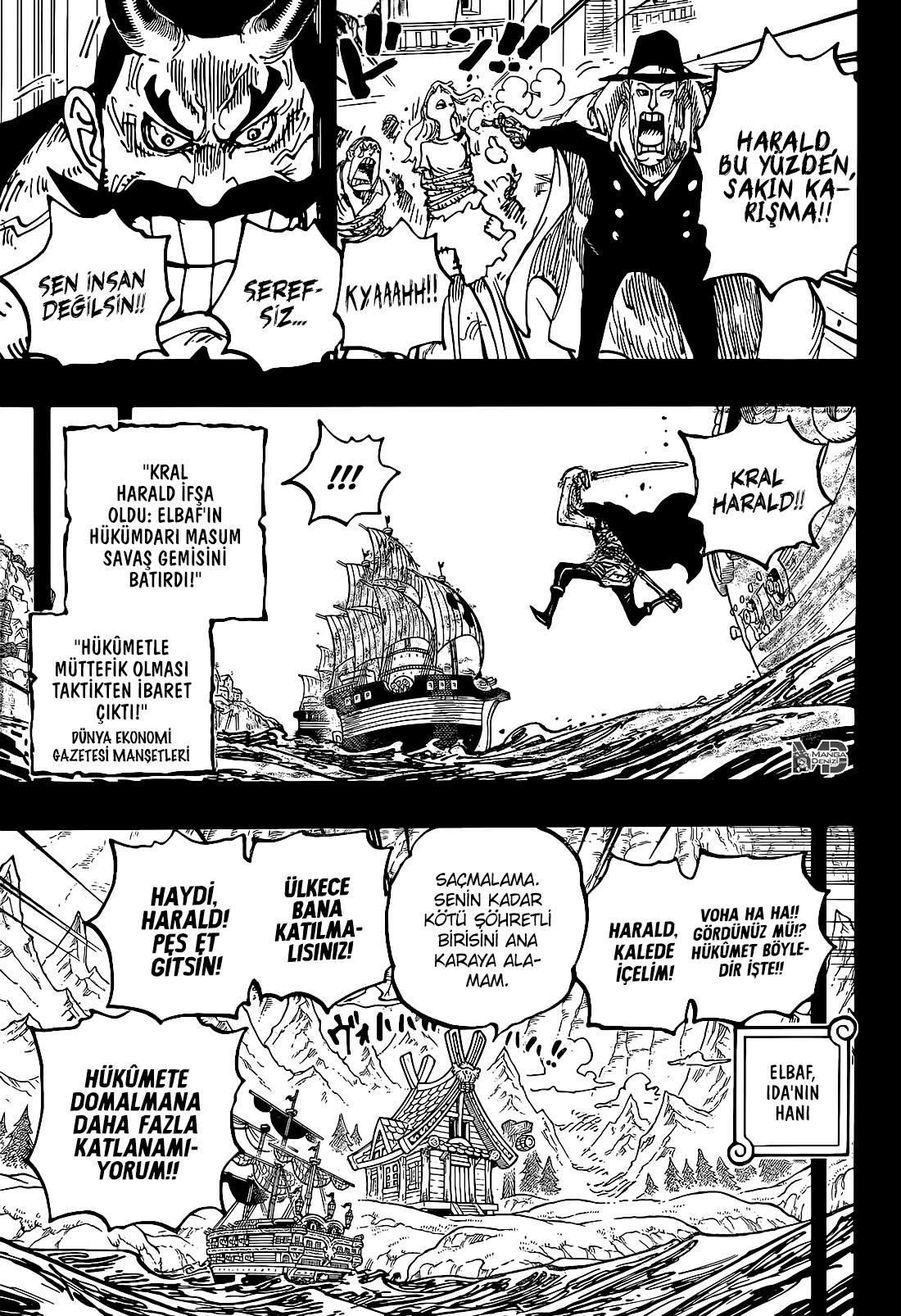 One Piece mangasının 1157 bölümünün 8. sayfasını okuyorsunuz.