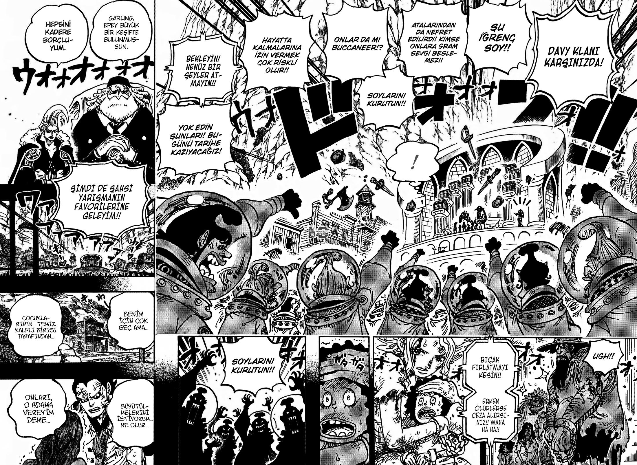 One Piece mangasının 1160 bölümünün 3. sayfasını okuyorsunuz.