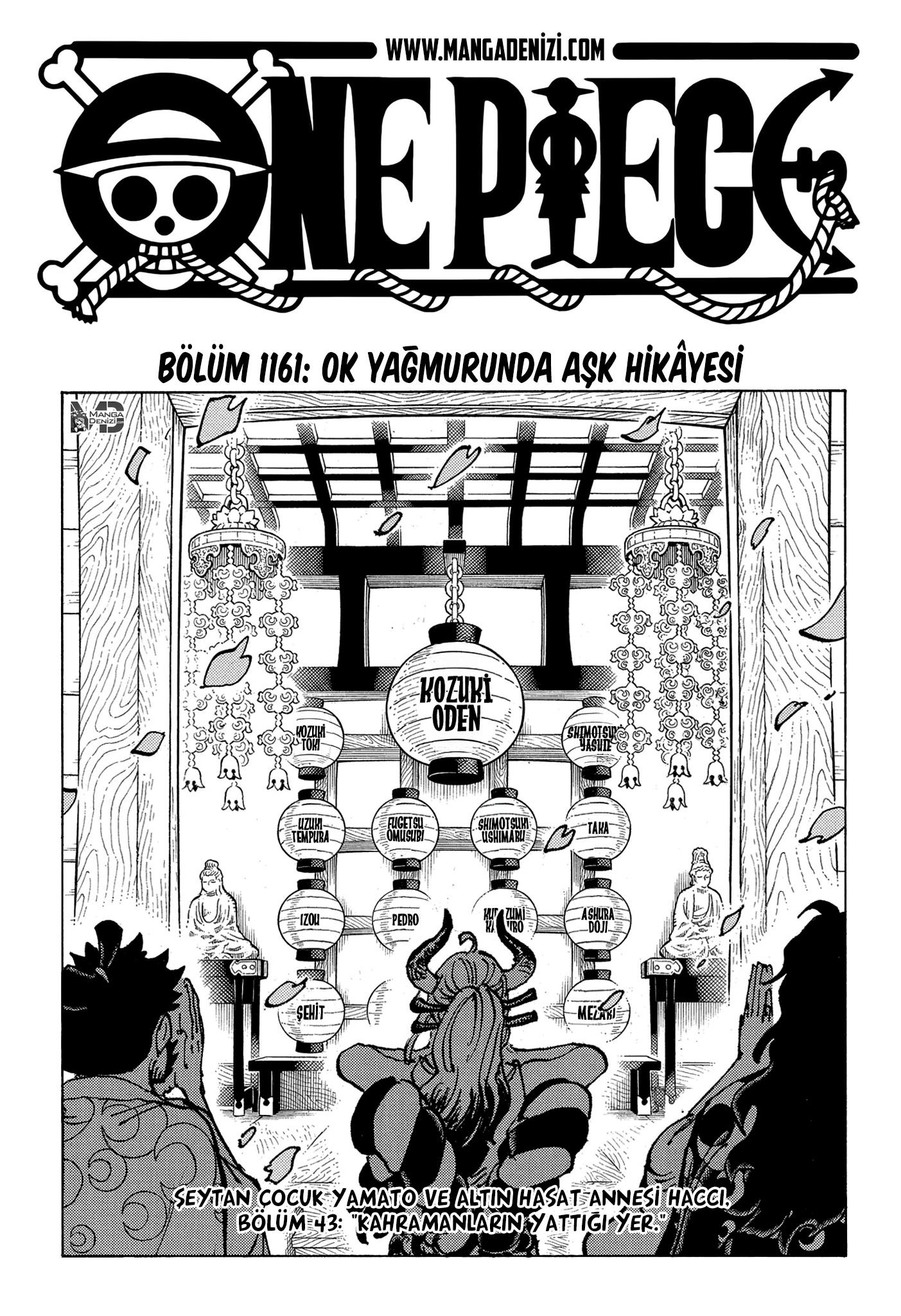 One Piece mangasının 1161 bölümünün 3. sayfasını okuyorsunuz.