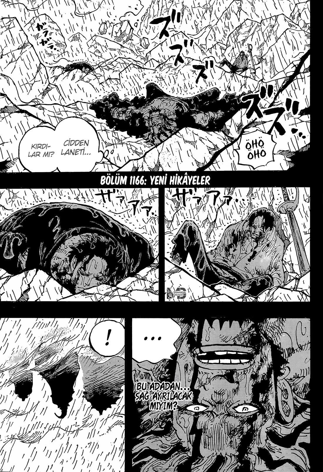 One Piece mangasının 1166 bölümünün 3. sayfasını okuyorsunuz.